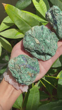 在图库查看器中加载和播放视频，Fuchsite, Green Aventurine and Blue Kyanite with Mica Sparkly Raw Specimens
