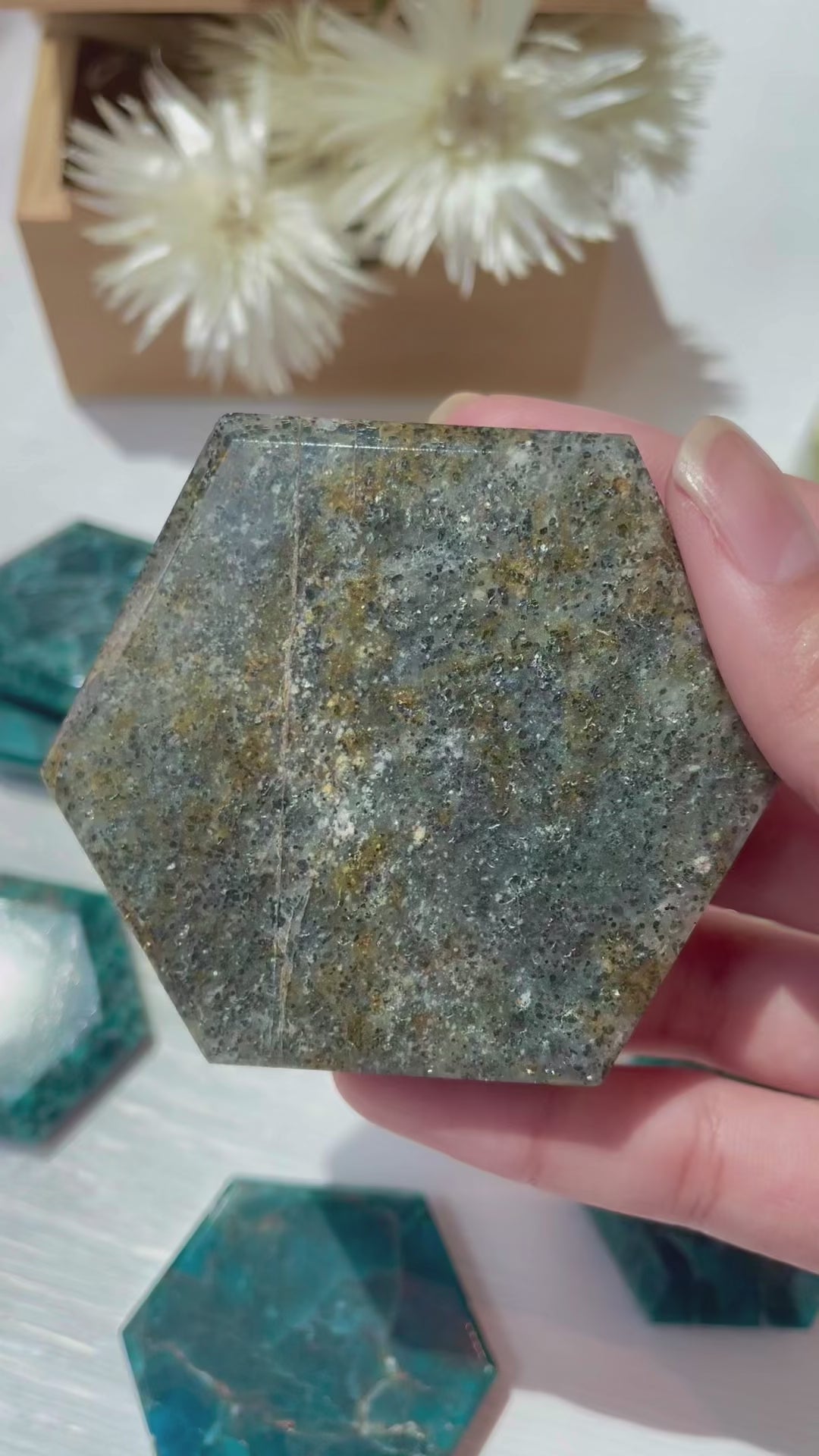 Hexagons in Various Crystals