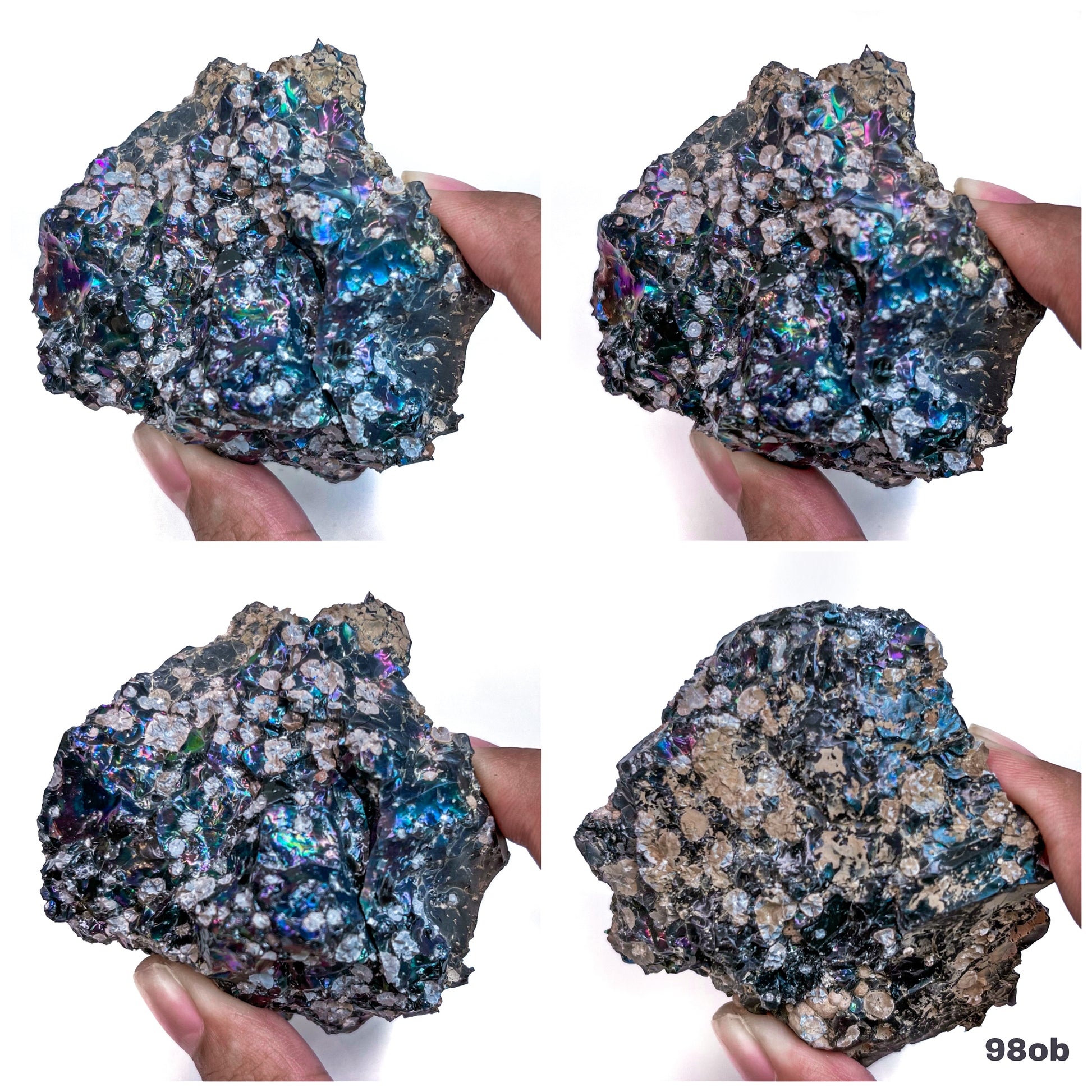 Iridescent Rainbow Obsidian