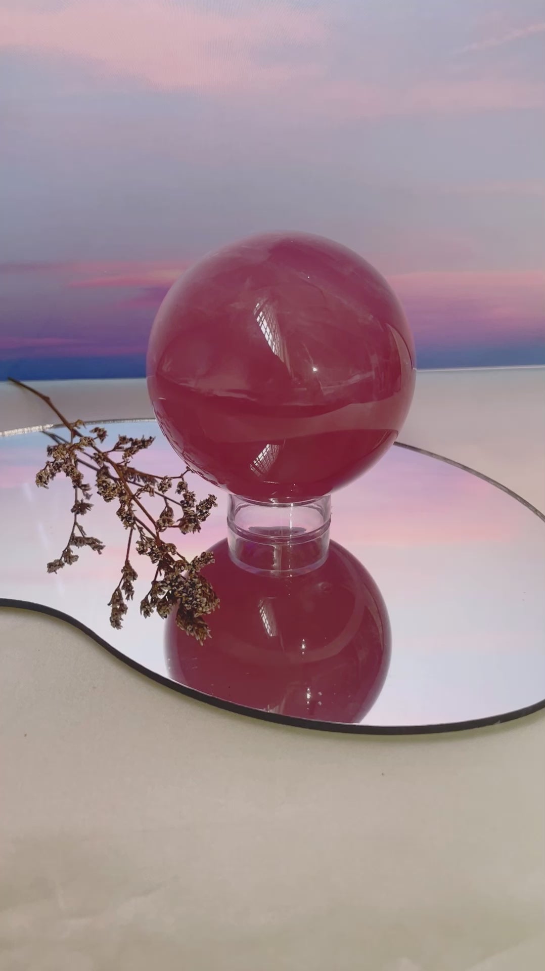 Madagascan Star Rose Quartz Spheres
