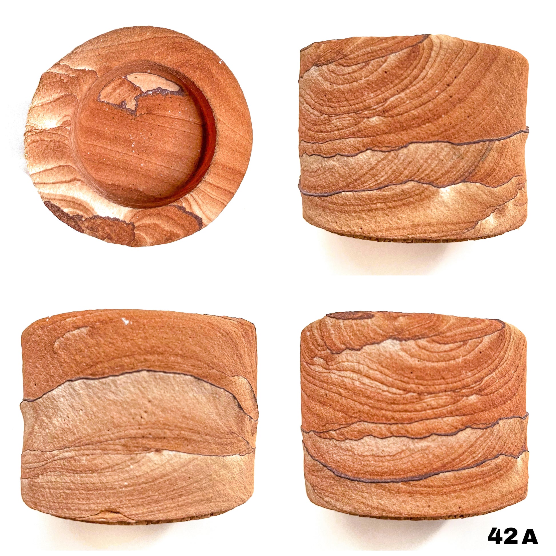 Sandstone Candle Holder