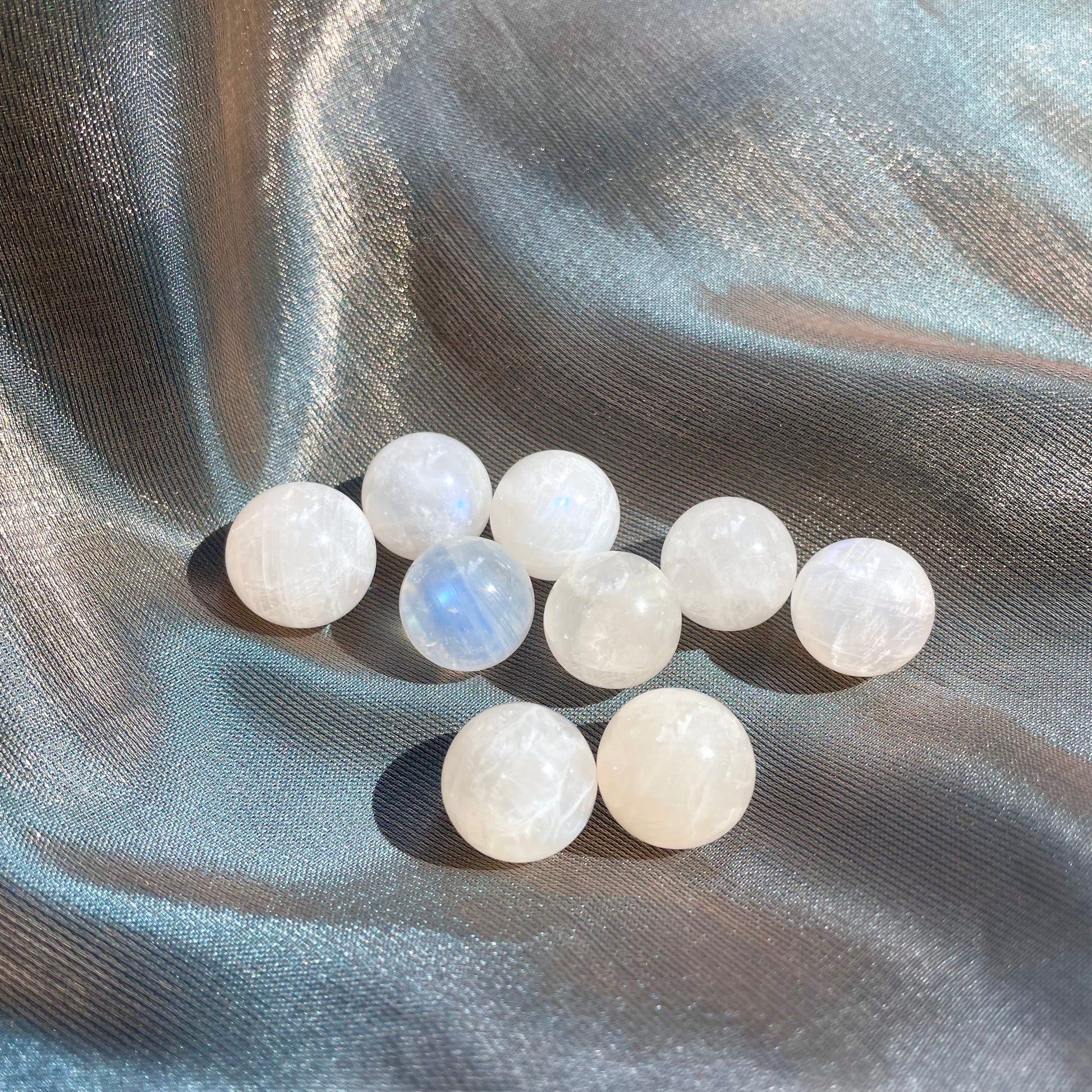 Mini Moonstone Spheres