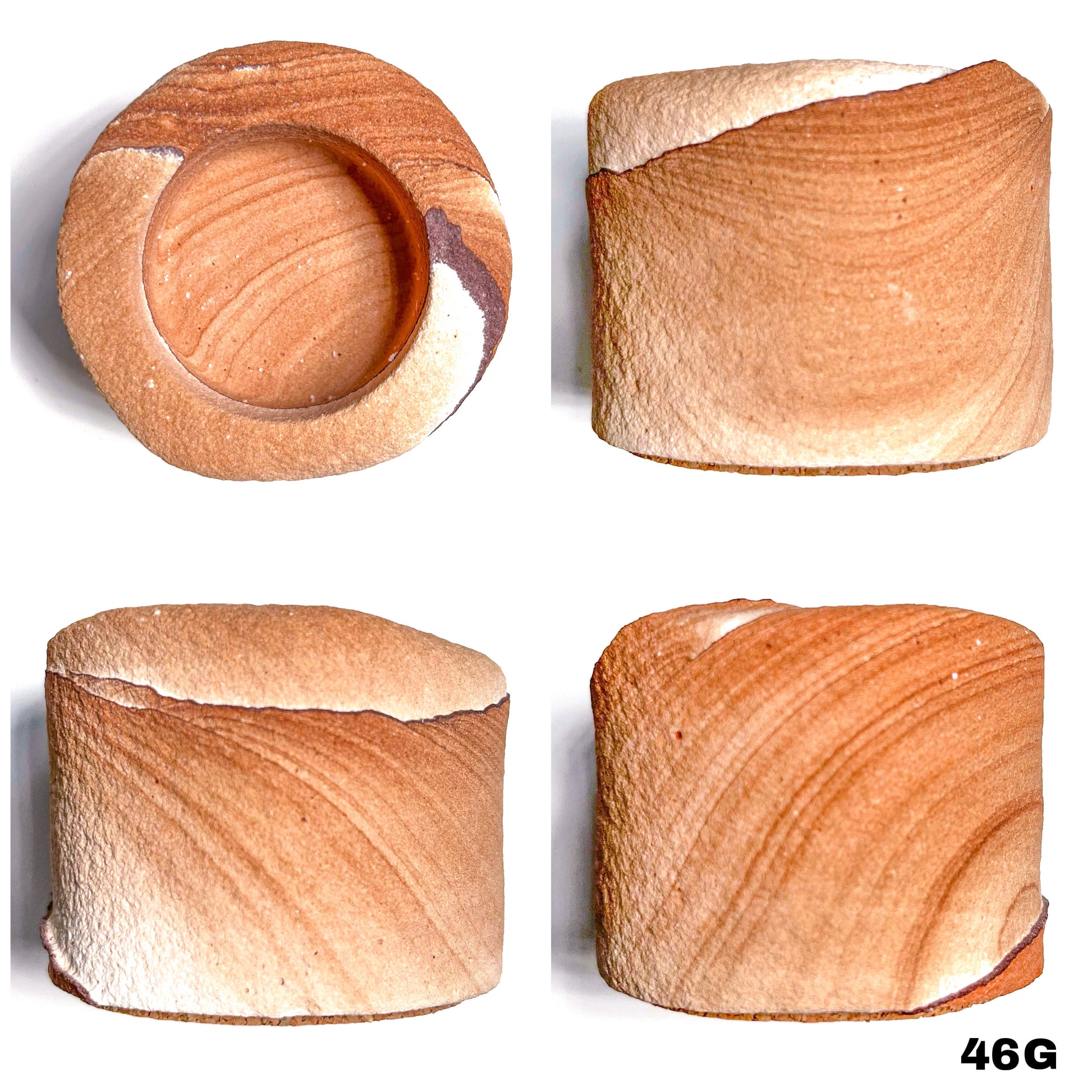 Sandstone Candle Holder