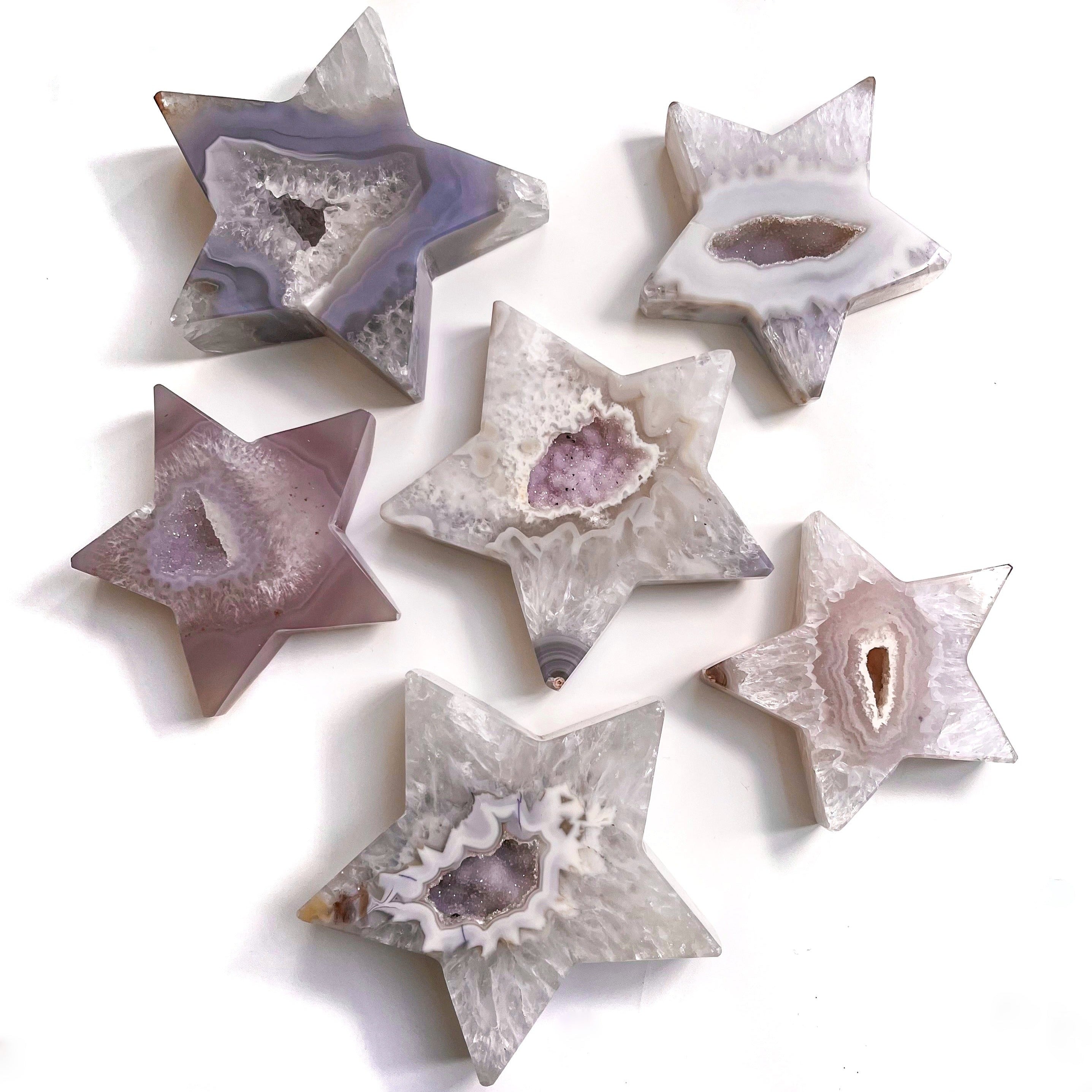 Sparkly Druzy Agate Star