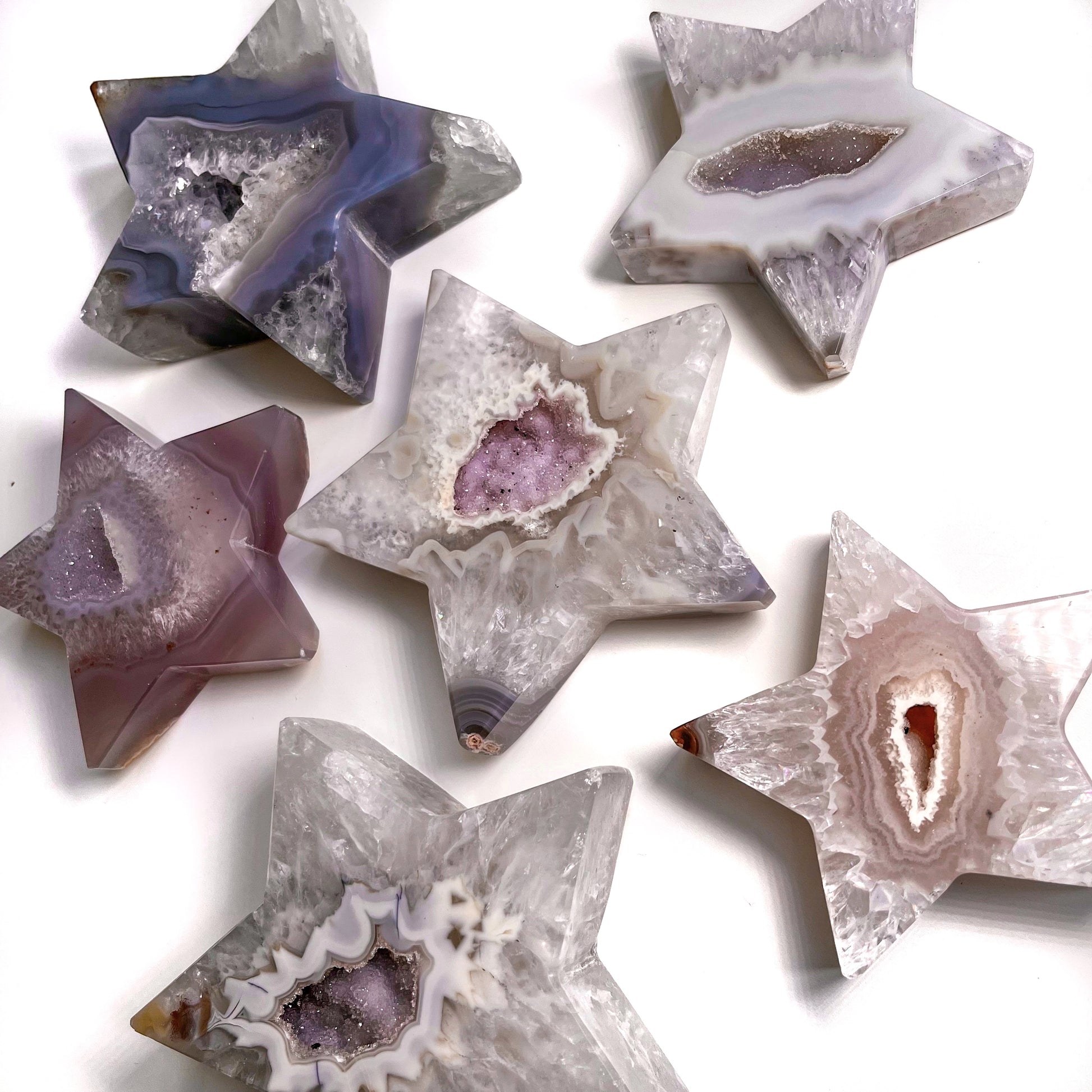 Sparkly Druzy Agate Star