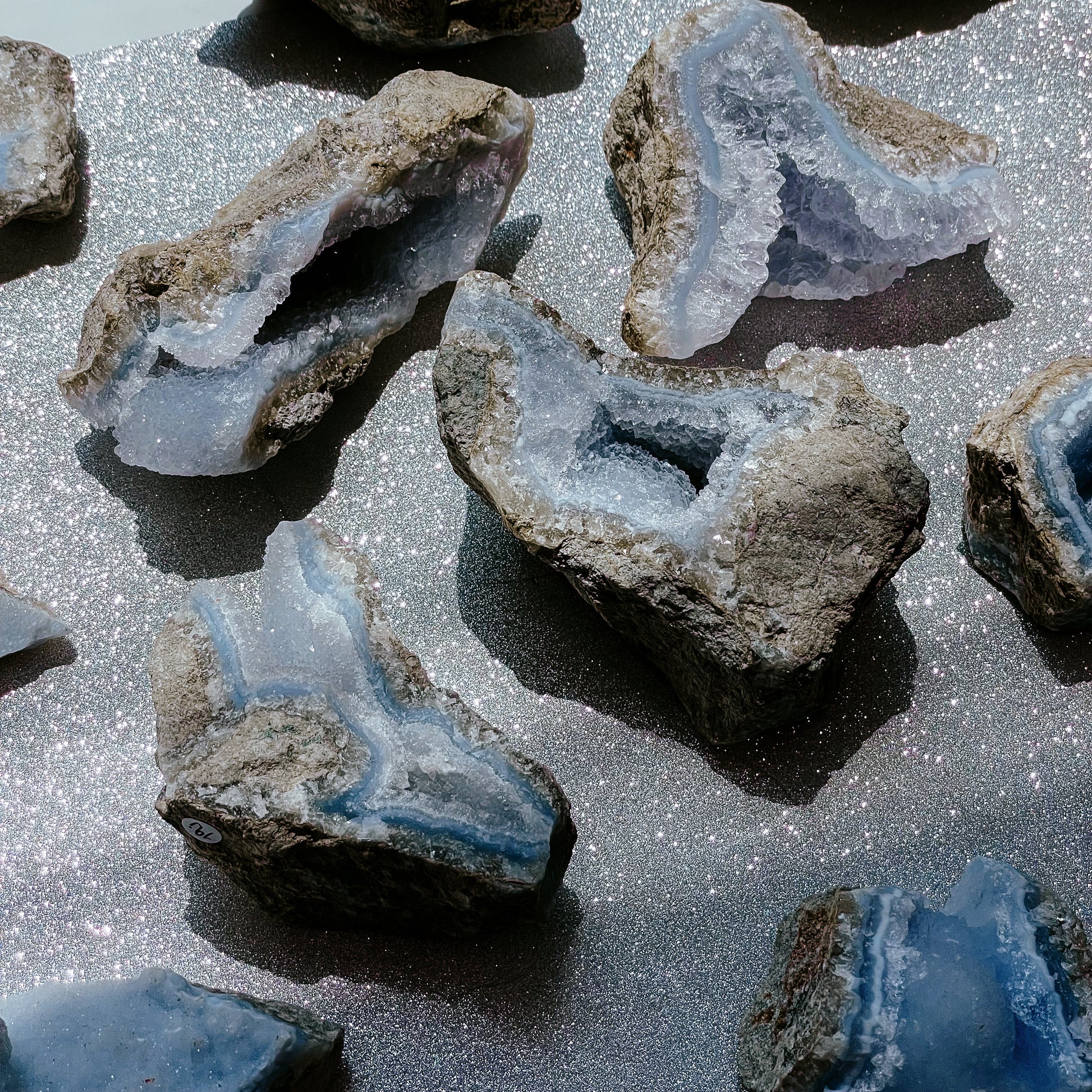 Blue Lace Agate Geodes
