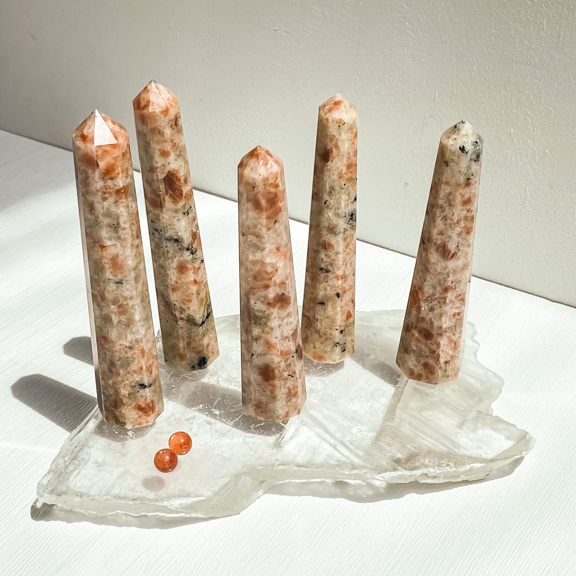 Polished Sunstone Towers