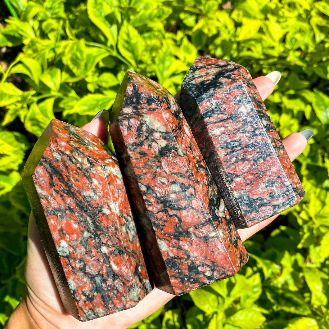 Red and Black Dolomite Towers
