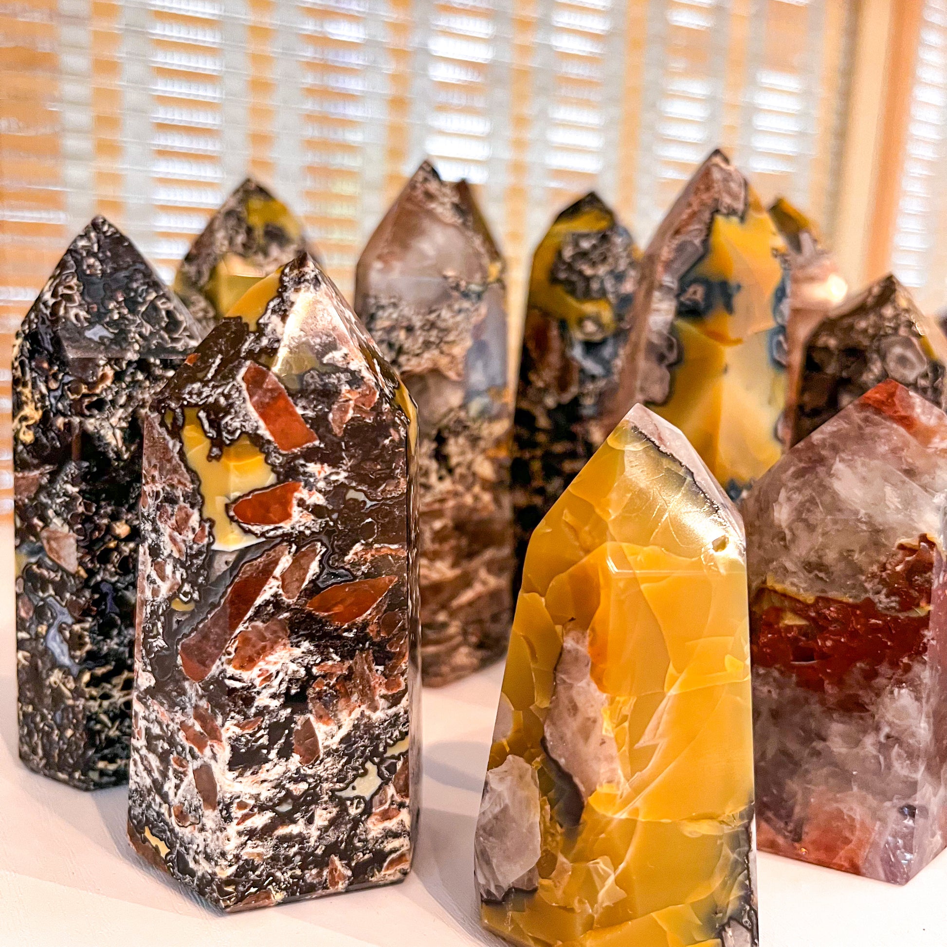 Mosaic Chalcedony Towers