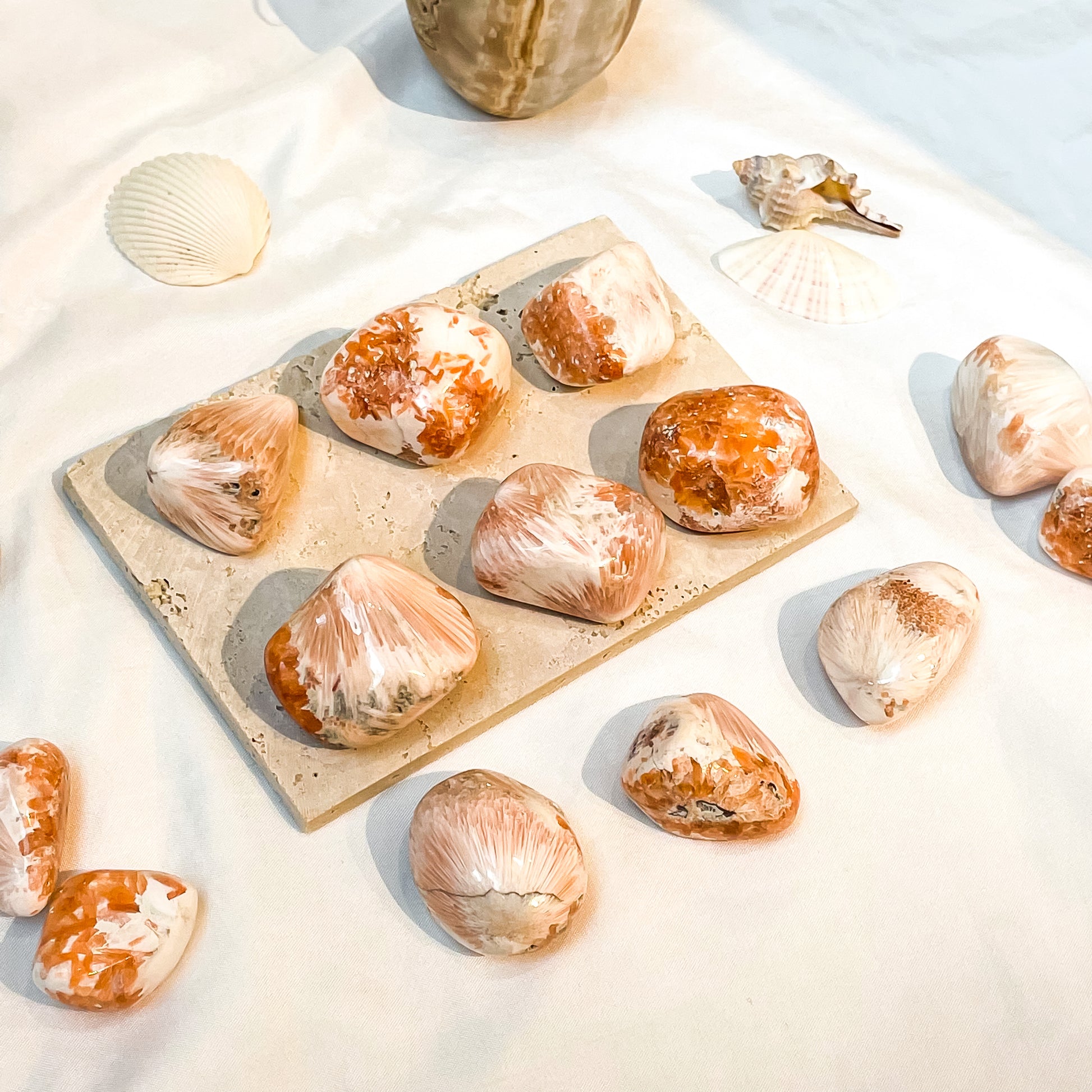 Pink Scolecite Tumbles