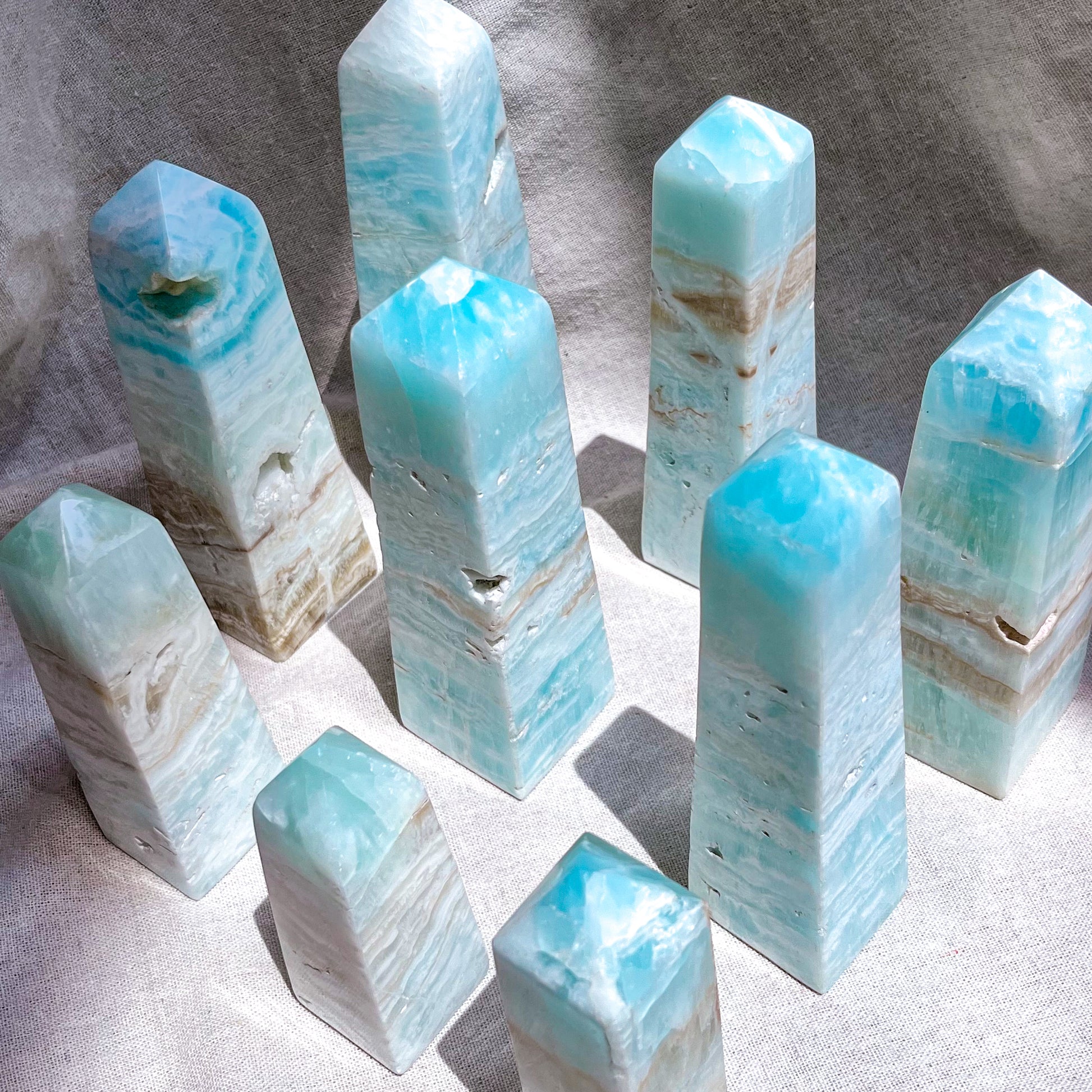 Caribbean Calcite Obelisk