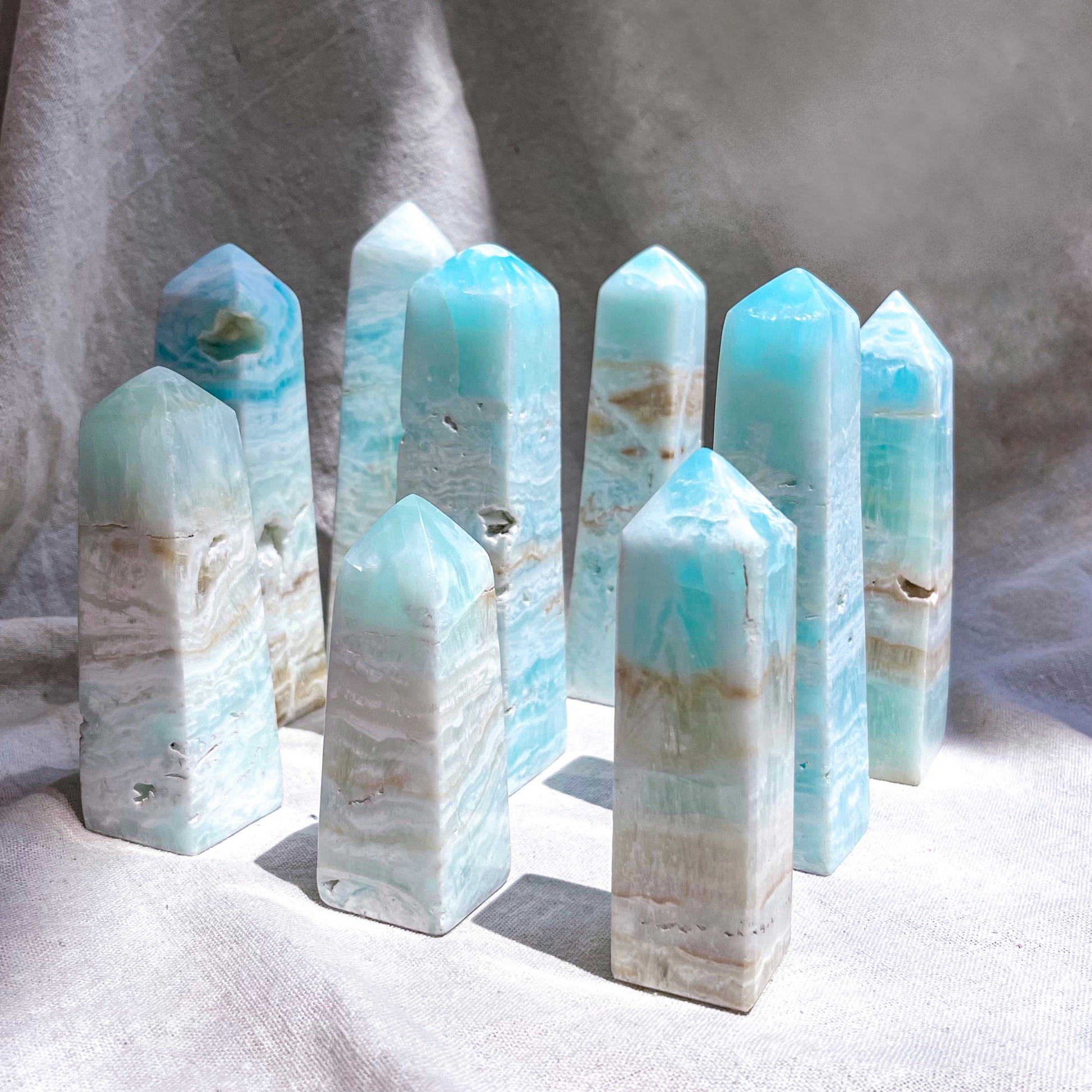 Caribbean Calcite Obelisk