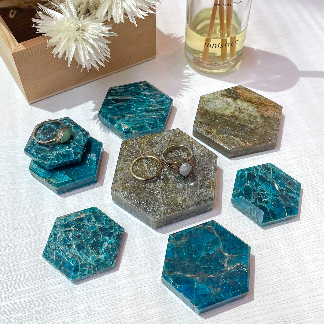 Hexagons in Various Crystals