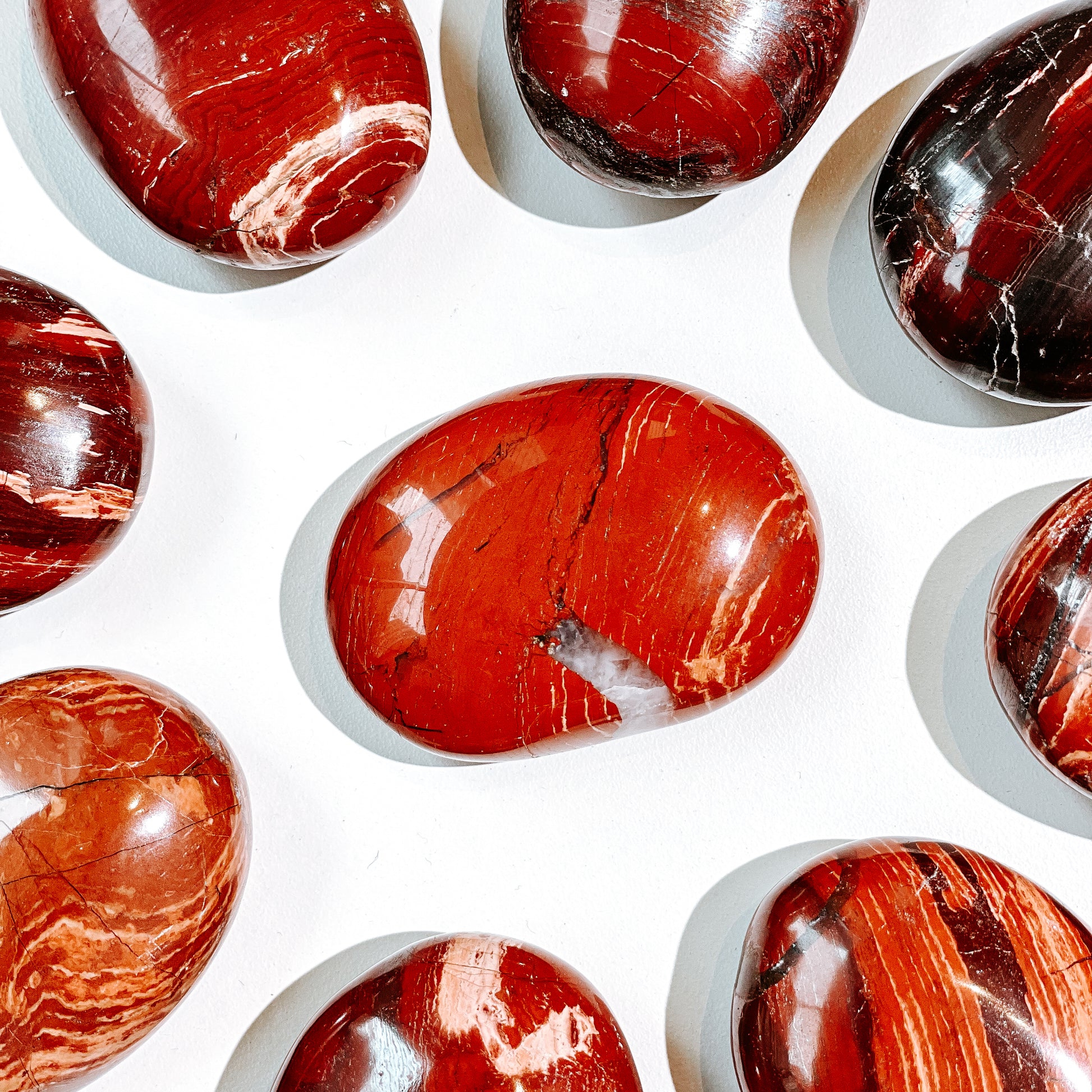 Snakeskin Jasper Palm Stone