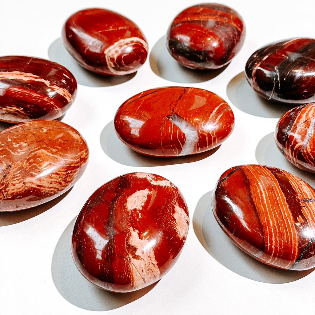 Snakeskin Jasper Palm Stone