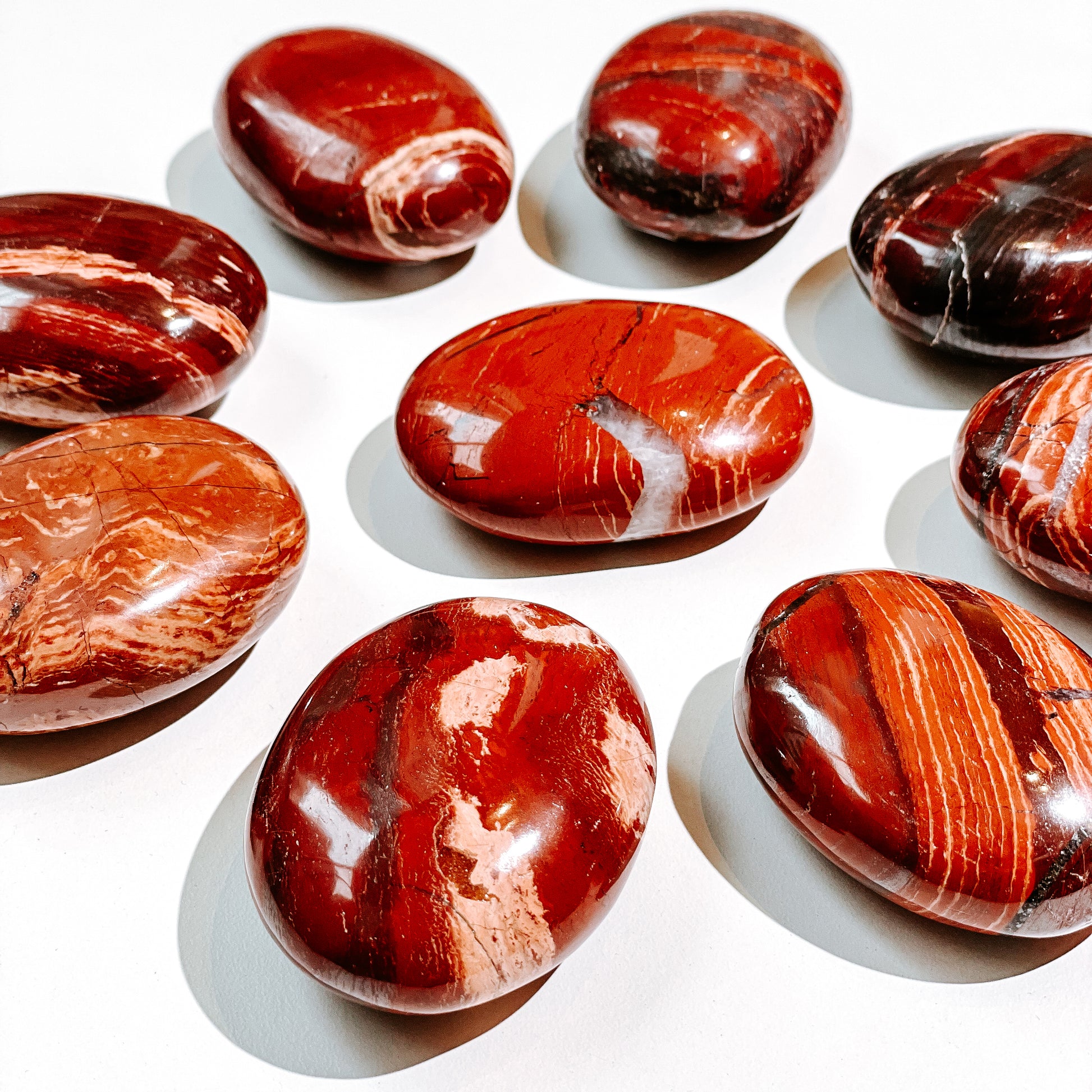 Snakeskin Jasper Palm Stone