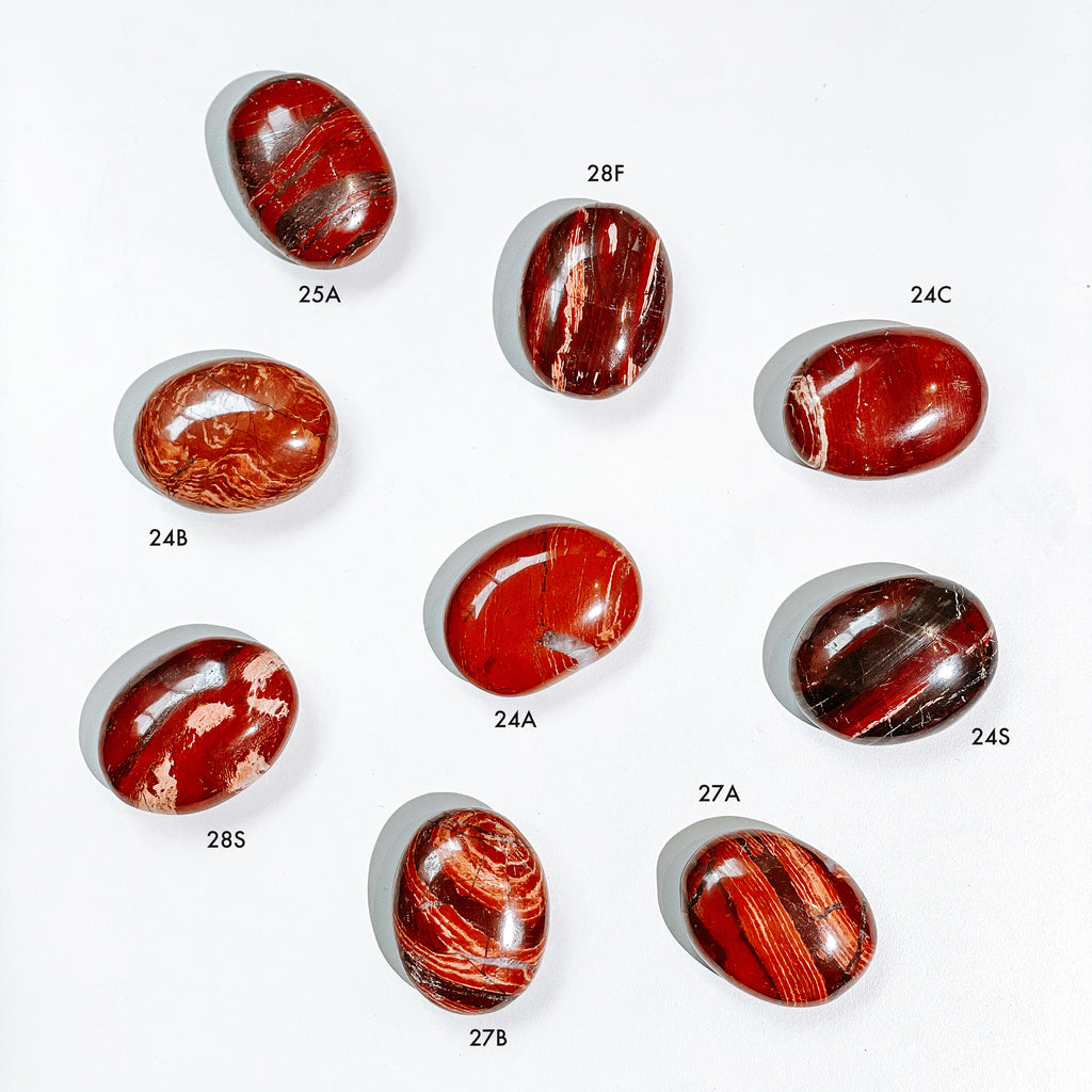Snakeskin Jasper Palm Stone