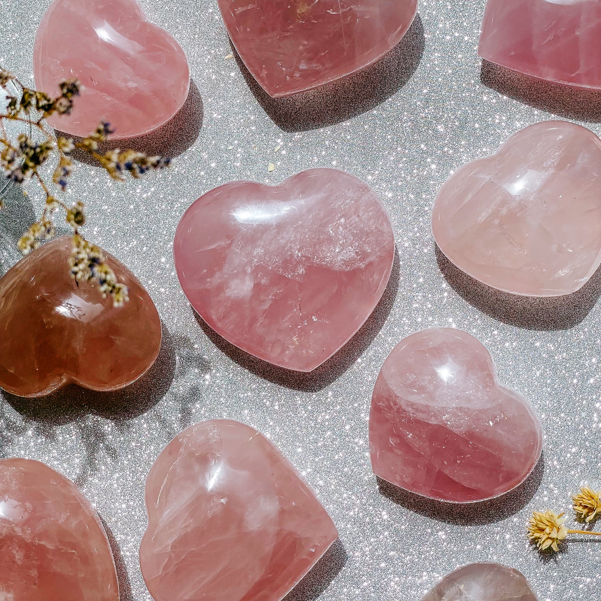Rose Quartz Madagascar Heart