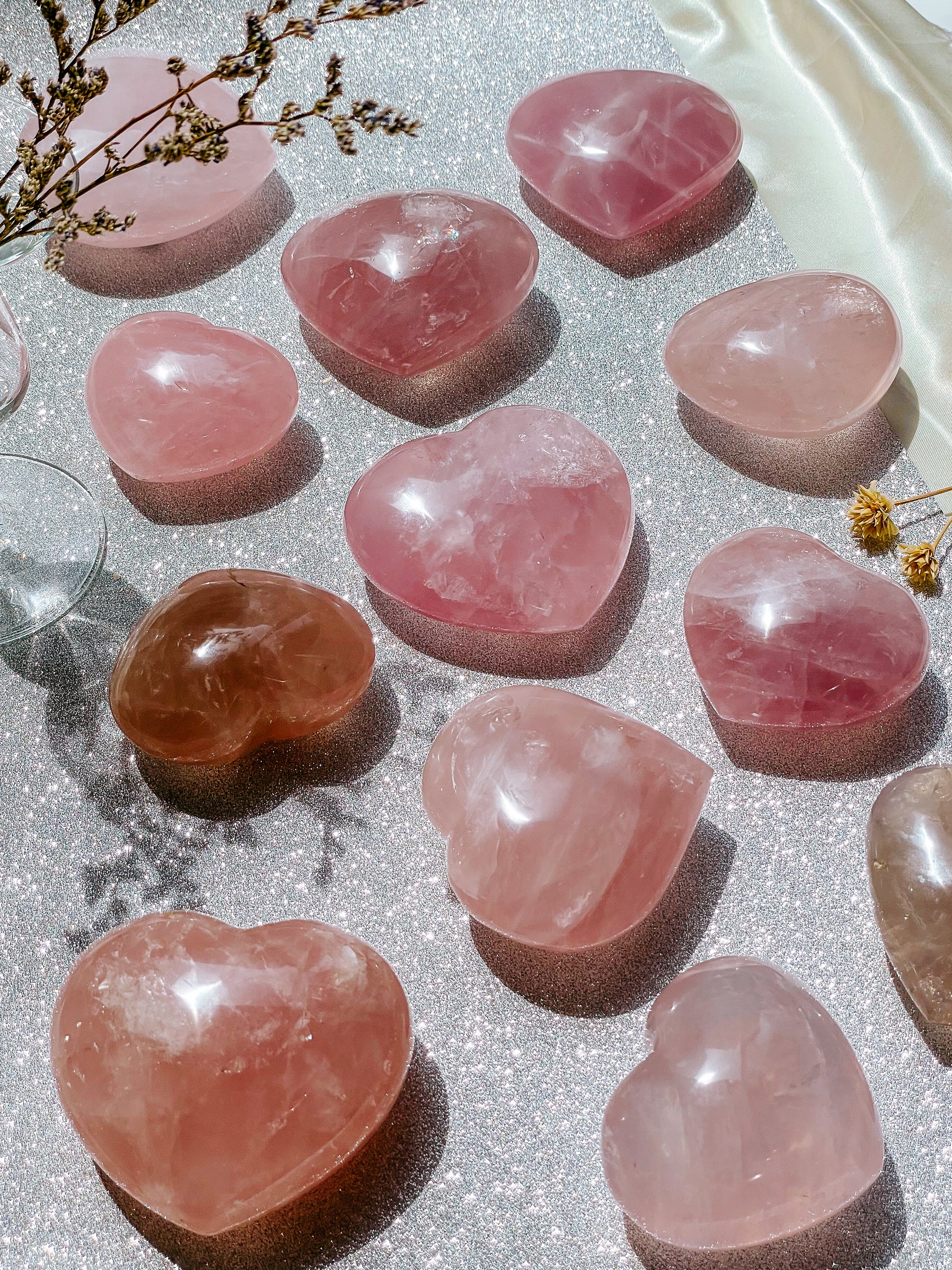 Rose Quartz Madagascar Heart