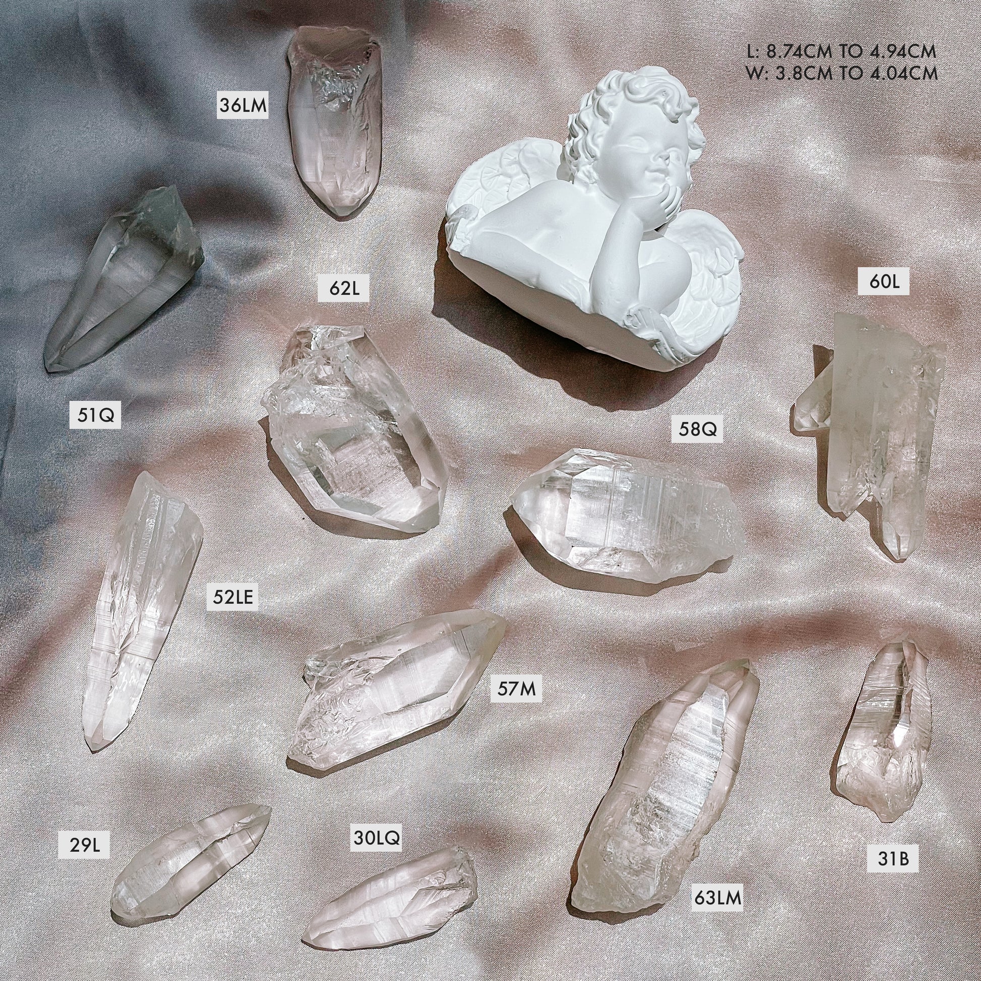 Lemurian Quartz Crystals