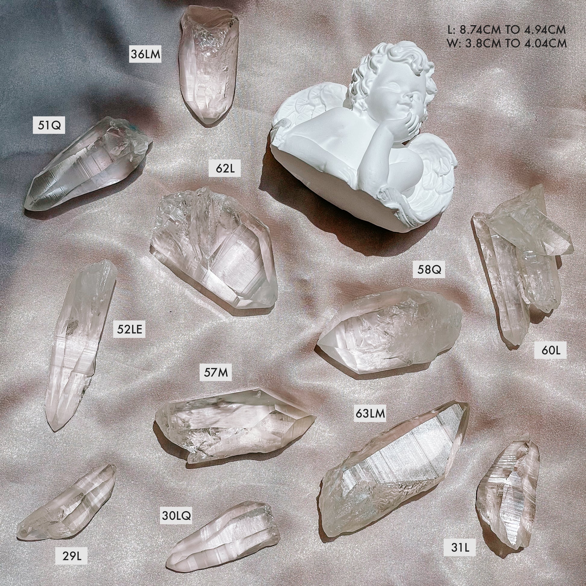 Lemurian Quartz Crystals