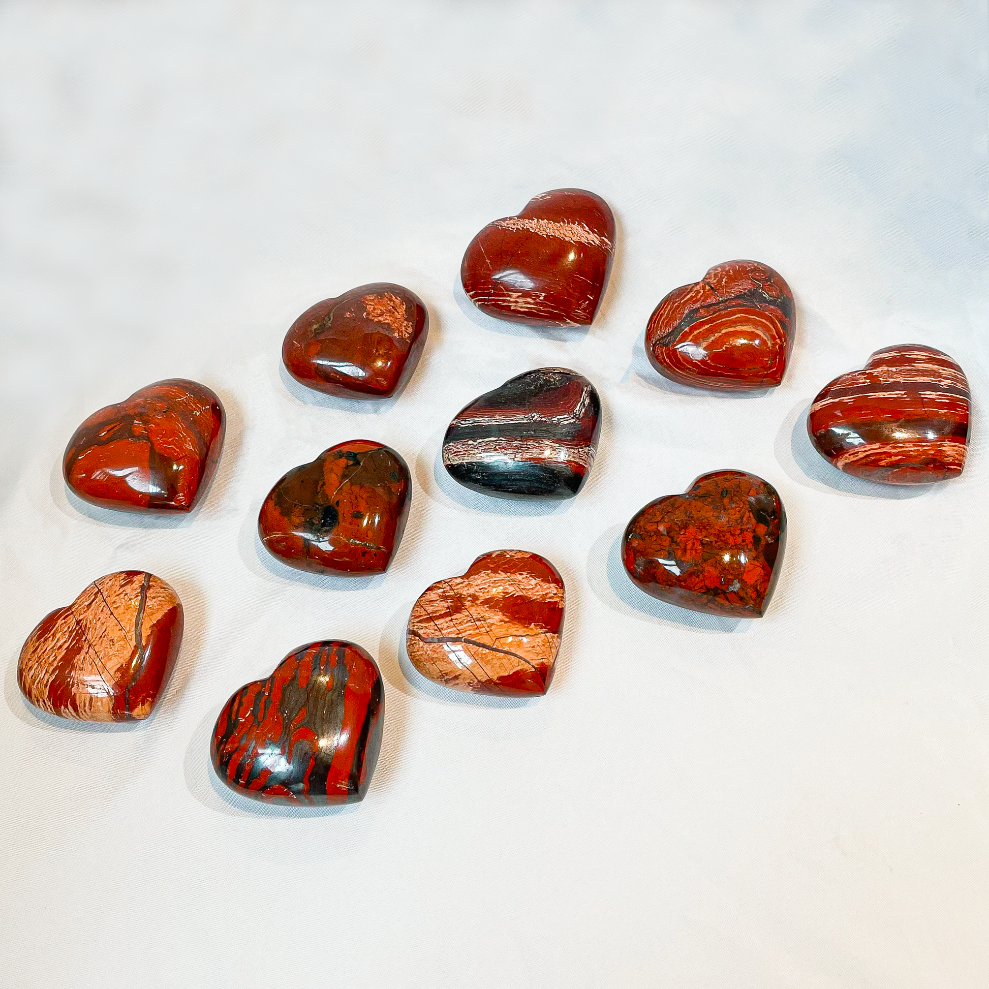 Snakeskin Jasper Heart