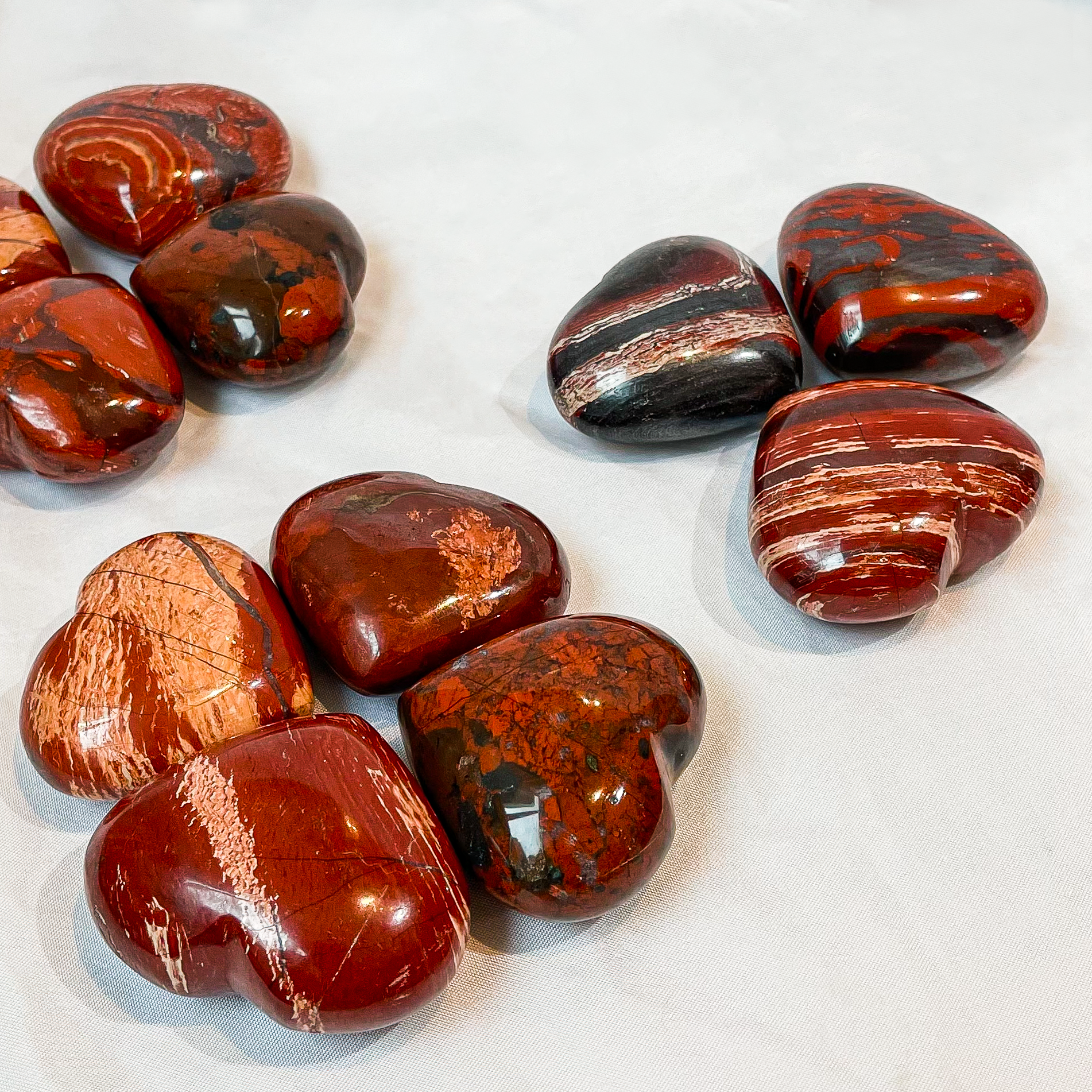 Snakeskin Jasper Heart