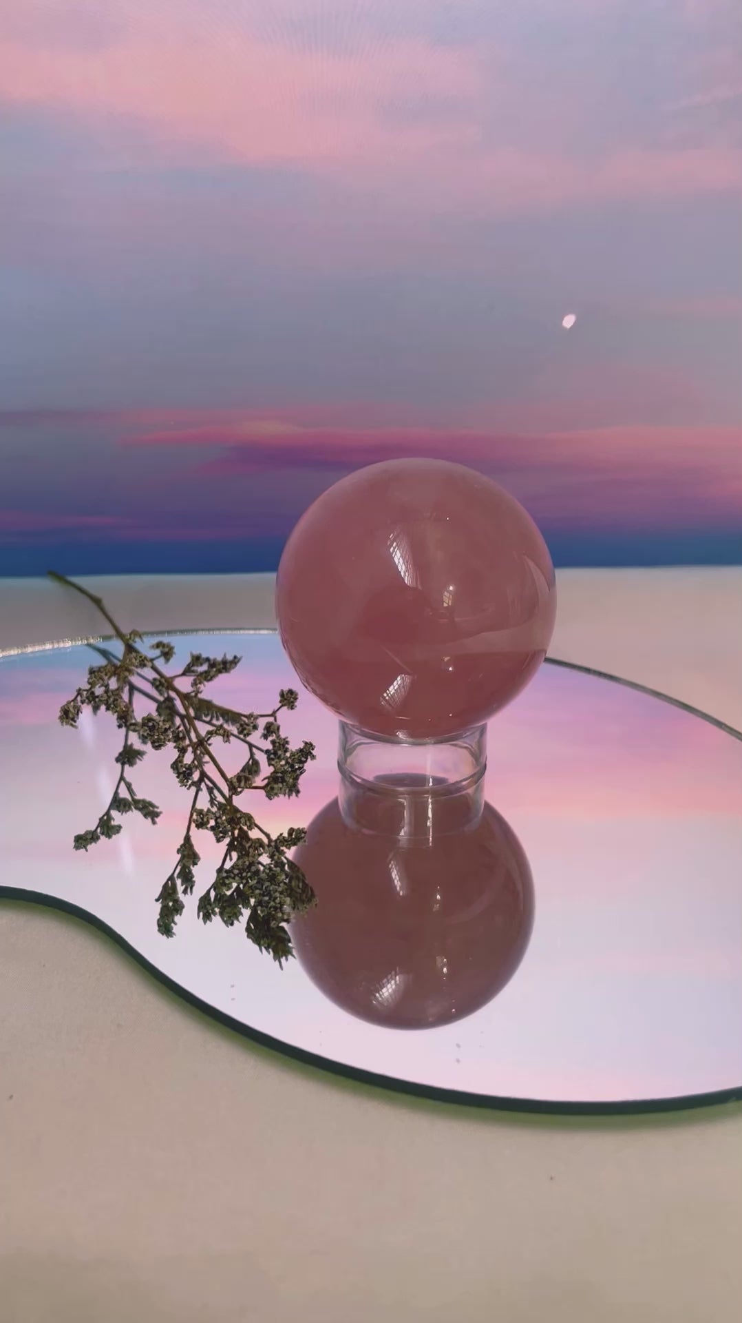 Madagascan Star Rose Quartz Spheres