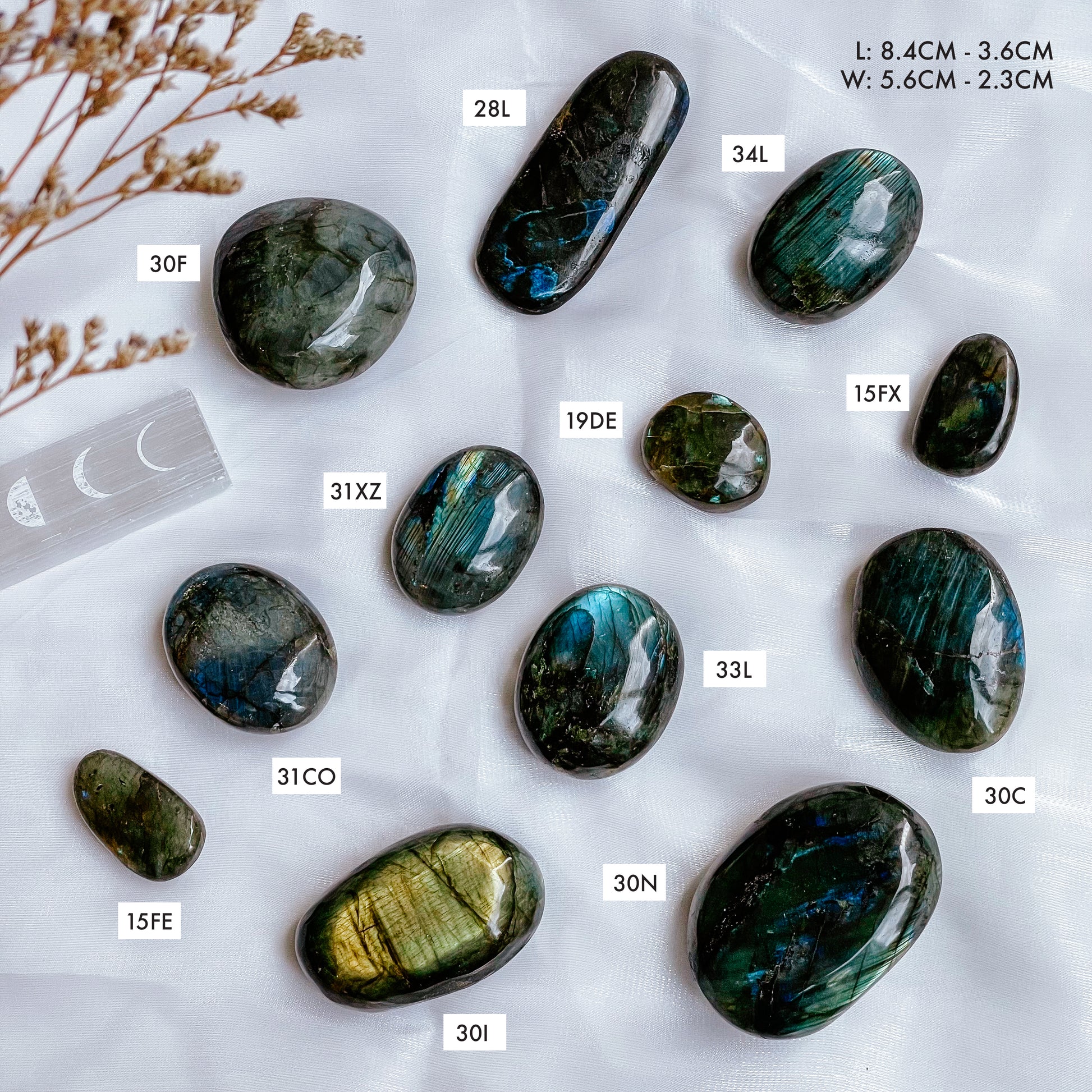 Labradorite Palmstones