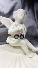 Load and play video in Gallery viewer, Mystic Topaz Sterling Silver Earrings
