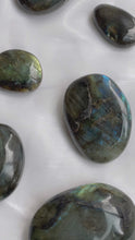 Load and play video in Gallery viewer, Labradorite Palmstones
