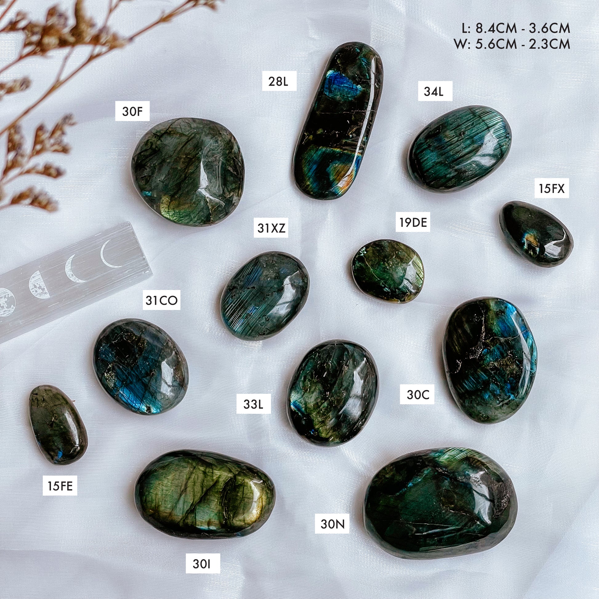 Labradorite Palmstones