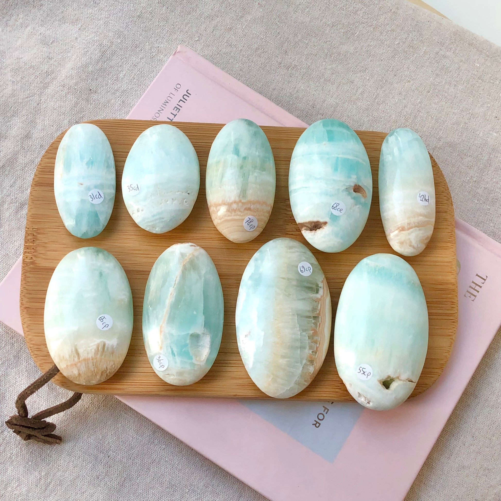 Caribbean Calcite Palmstones (Medium to Large)