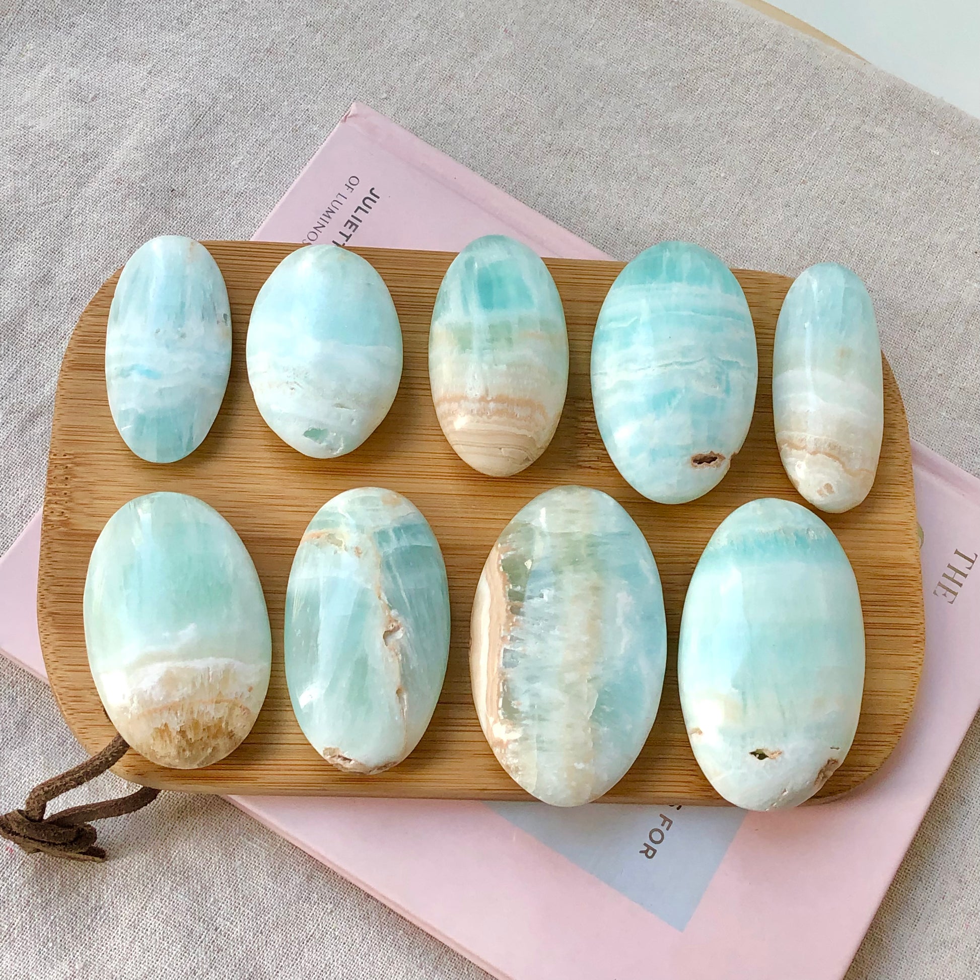 Caribbean Calcite Palmstones (Medium to Large)