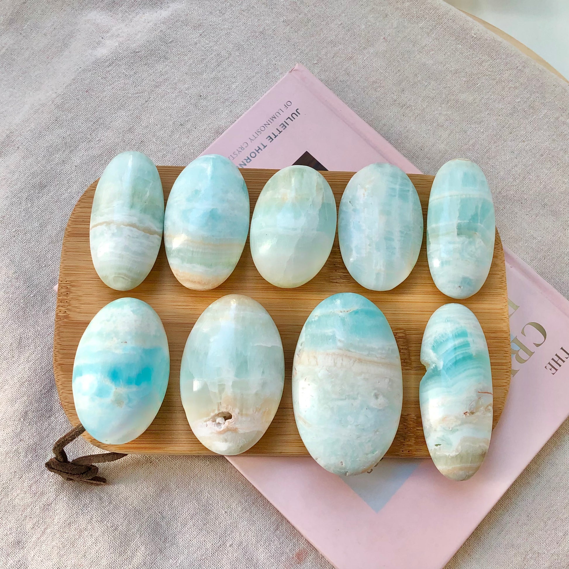 Caribbean Calcite Palmstones (Medium to Large)