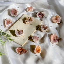 Load image into Gallery viewer, Pink Amethyst Raw Geodes Set A
