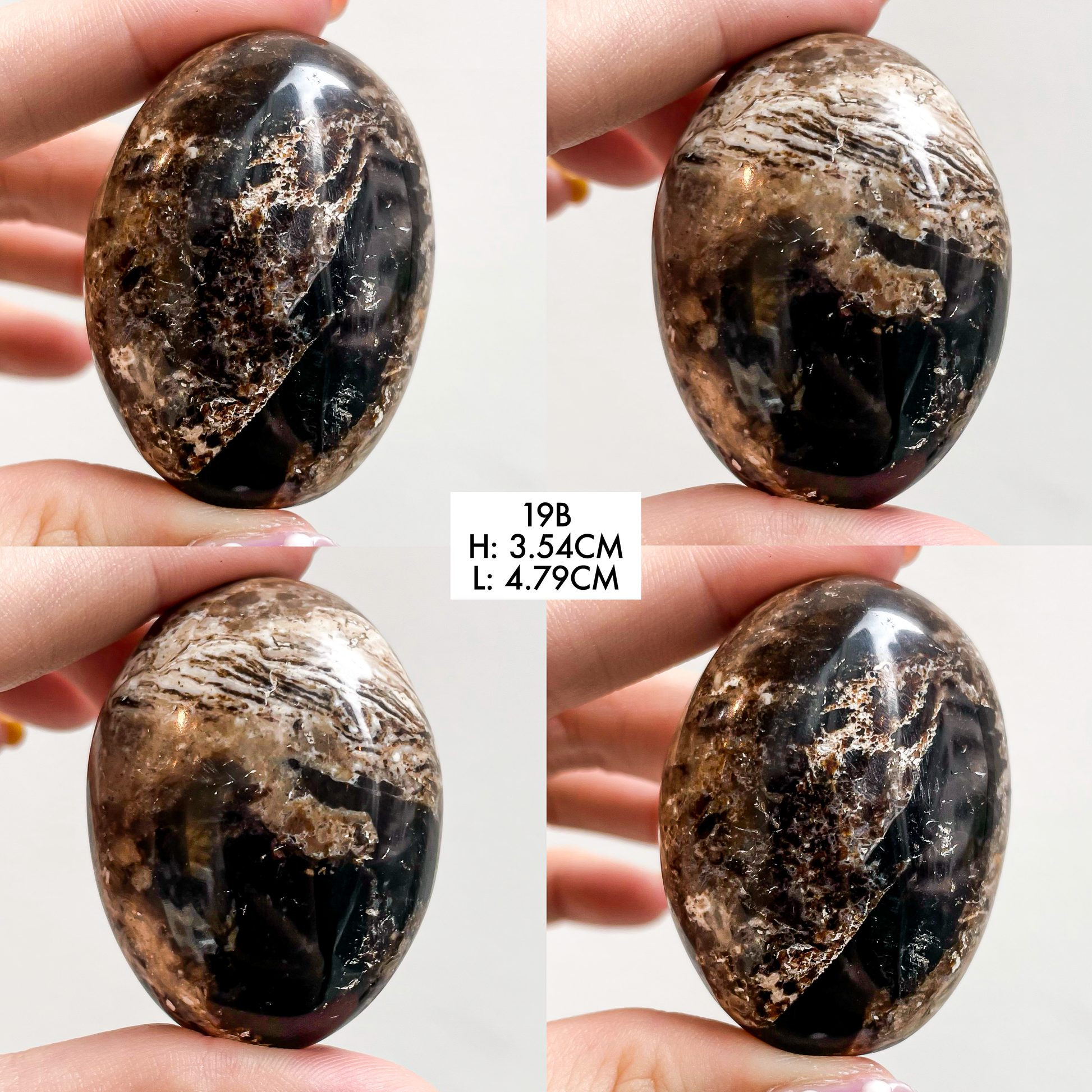 Black Opal Palmstones