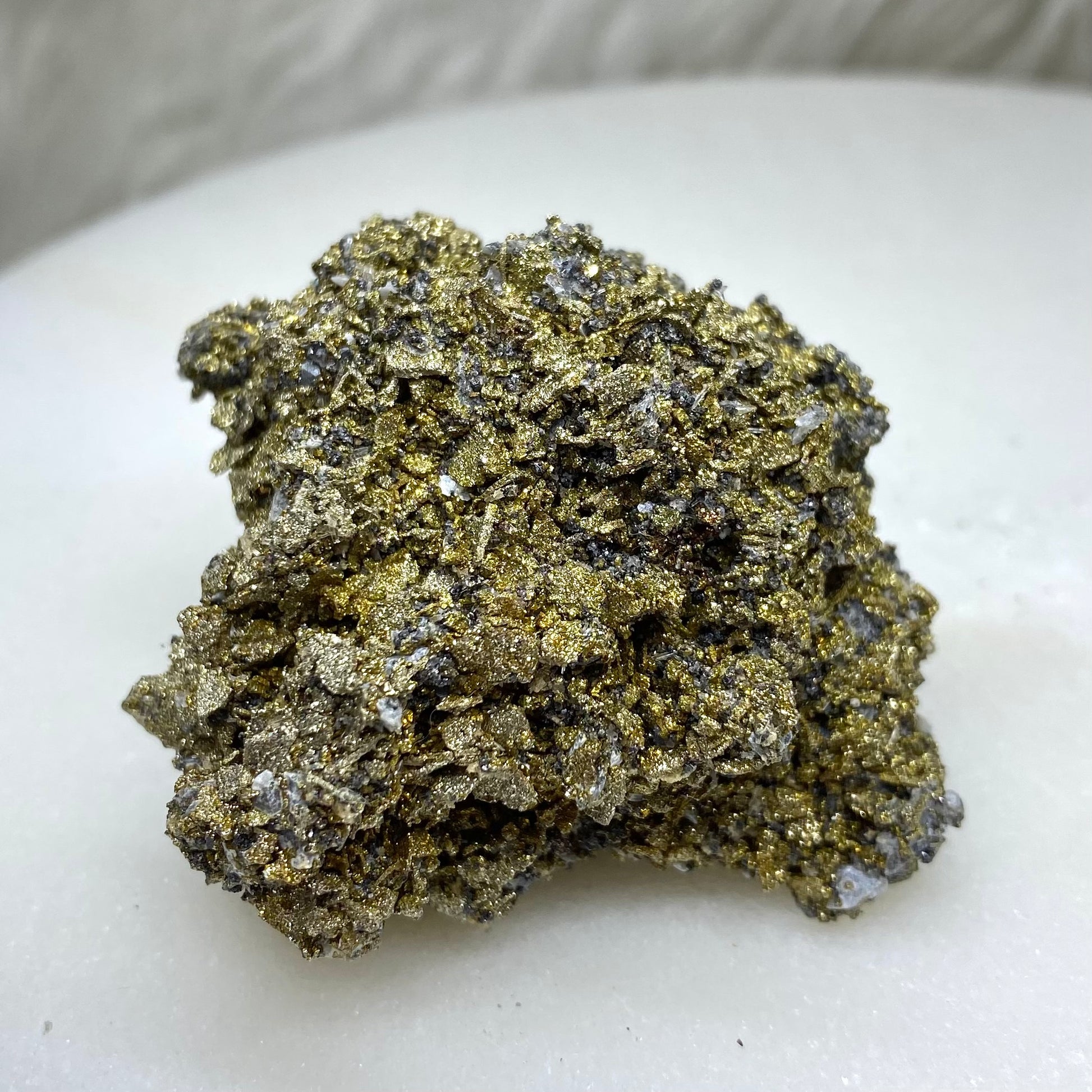 Pseudo Pyrite with Chalcopyrite Specimen PP2
