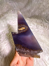 Load image into Gallery viewer, Druzy Agate Lightning Bolt

