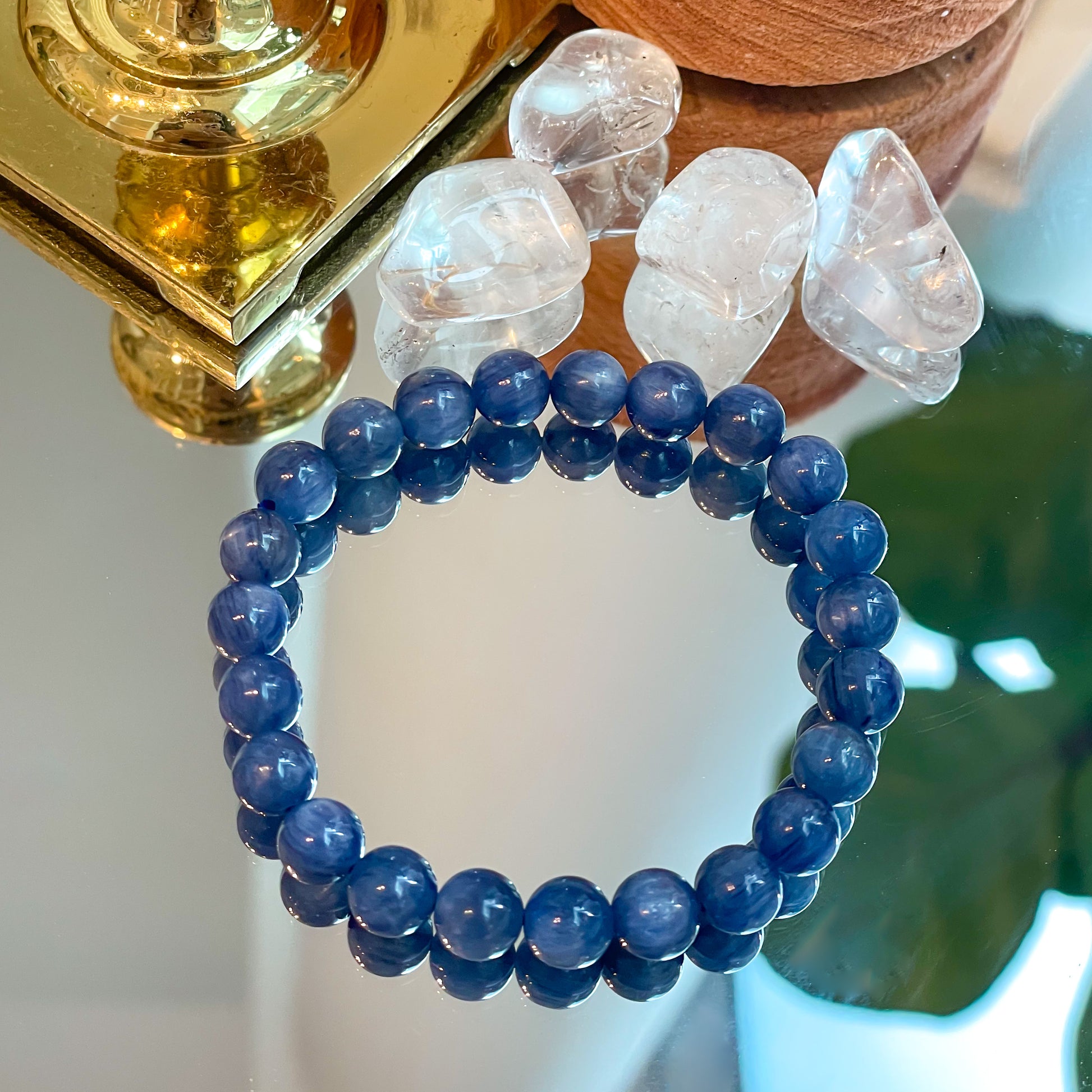 [Preorder] Blue Kyanite Bead Bracelet