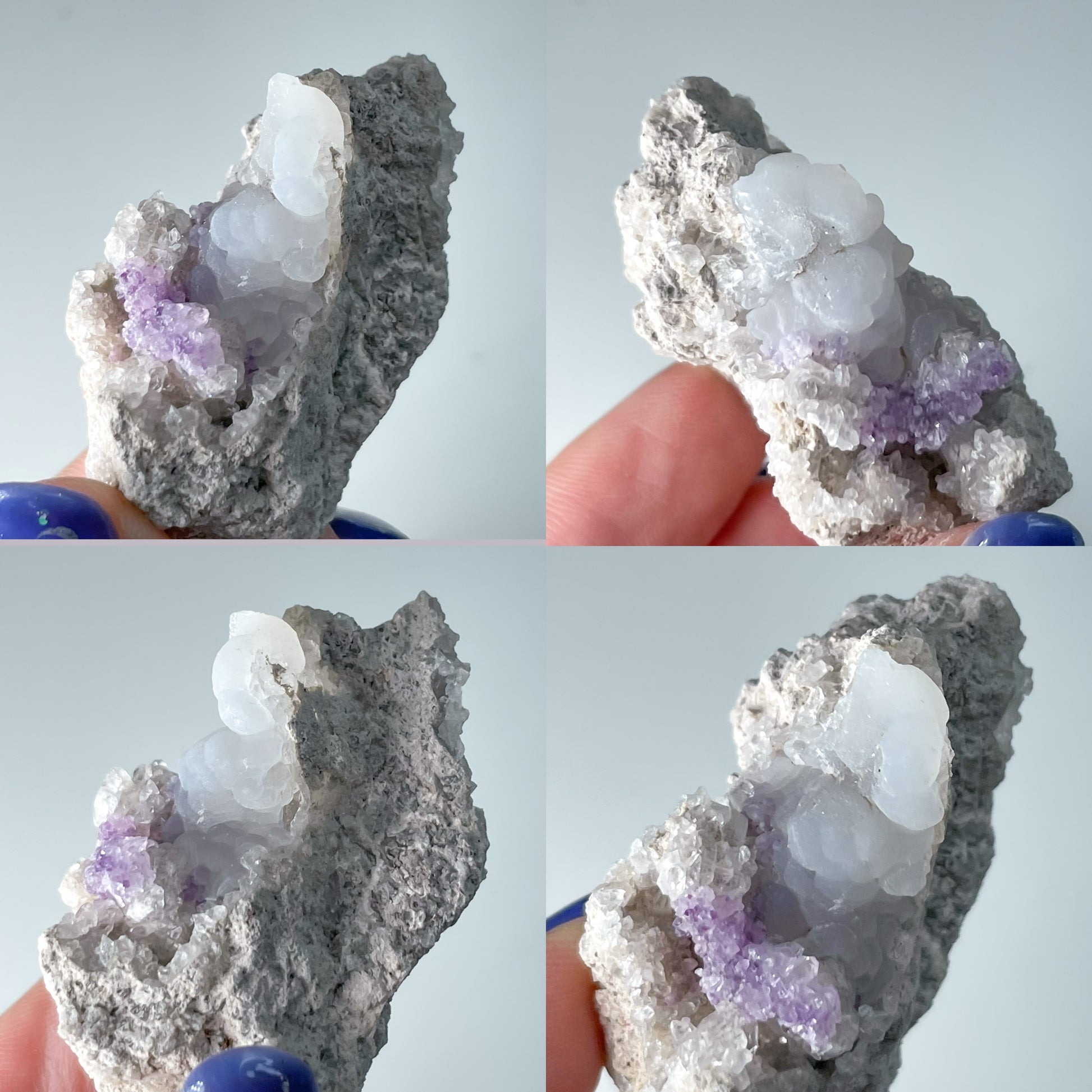 Fluorite Chalcedony Geodes / Spirit Flower Geodes
