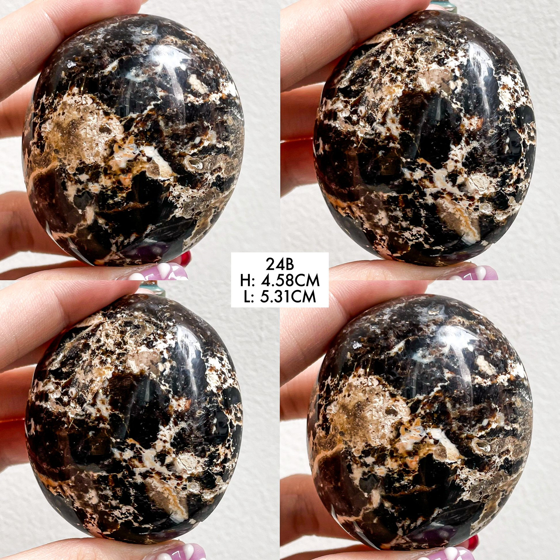 Black Opal Palmstones