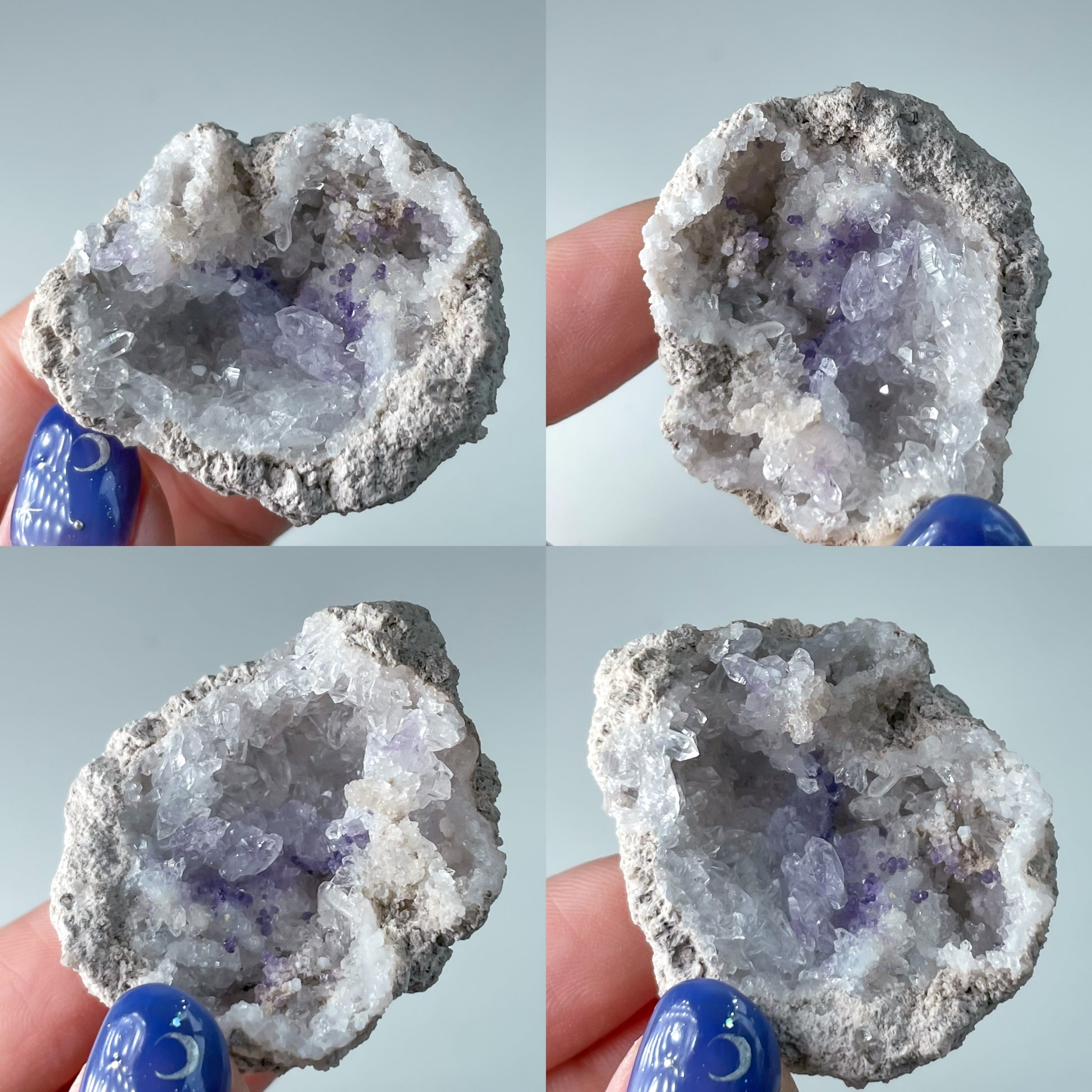 Fluorite Chalcedony Geodes / Spirit Flower Geodes
