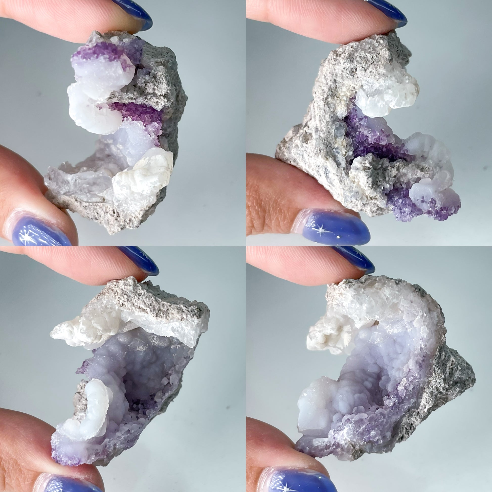 Fluorite Chalcedony Geodes / Spirit Flower Geodes
