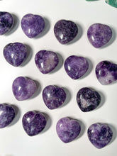 Load image into Gallery viewer, Lepidolite Puffy Mini Heart
