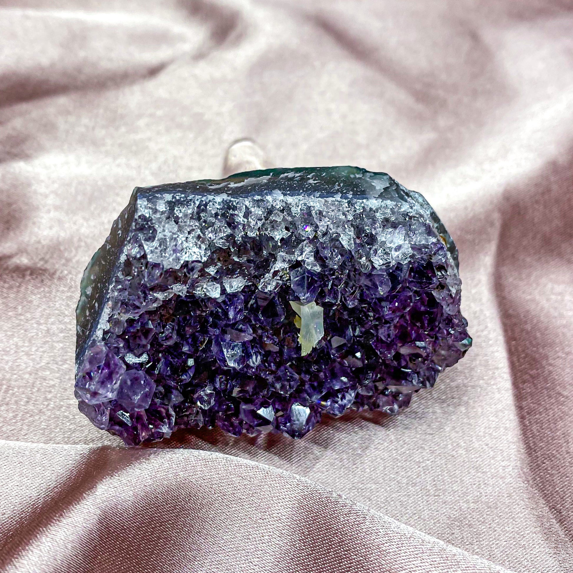 Amethyst with Calcite Wine Stopper D