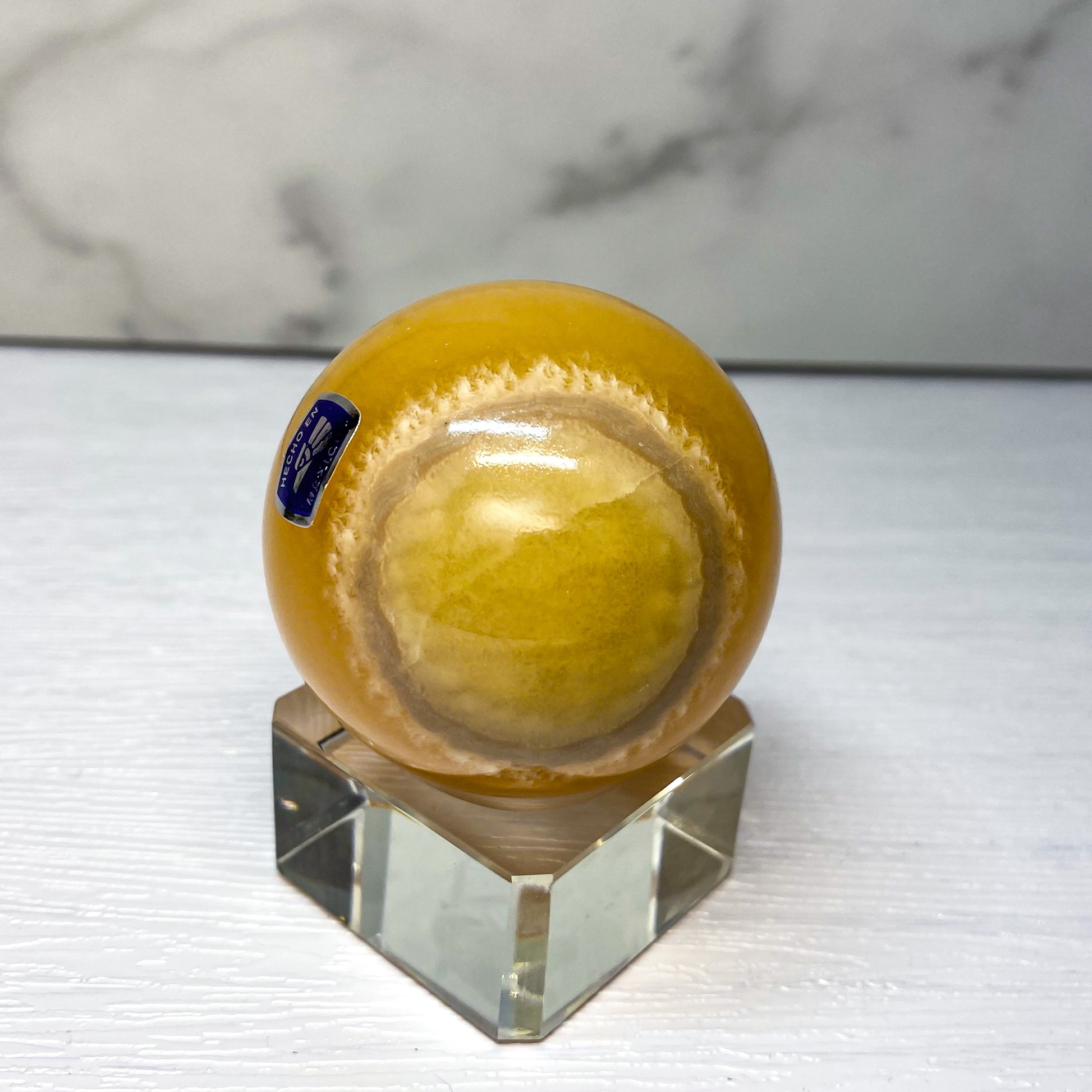 Orange Calcite Sphere A
