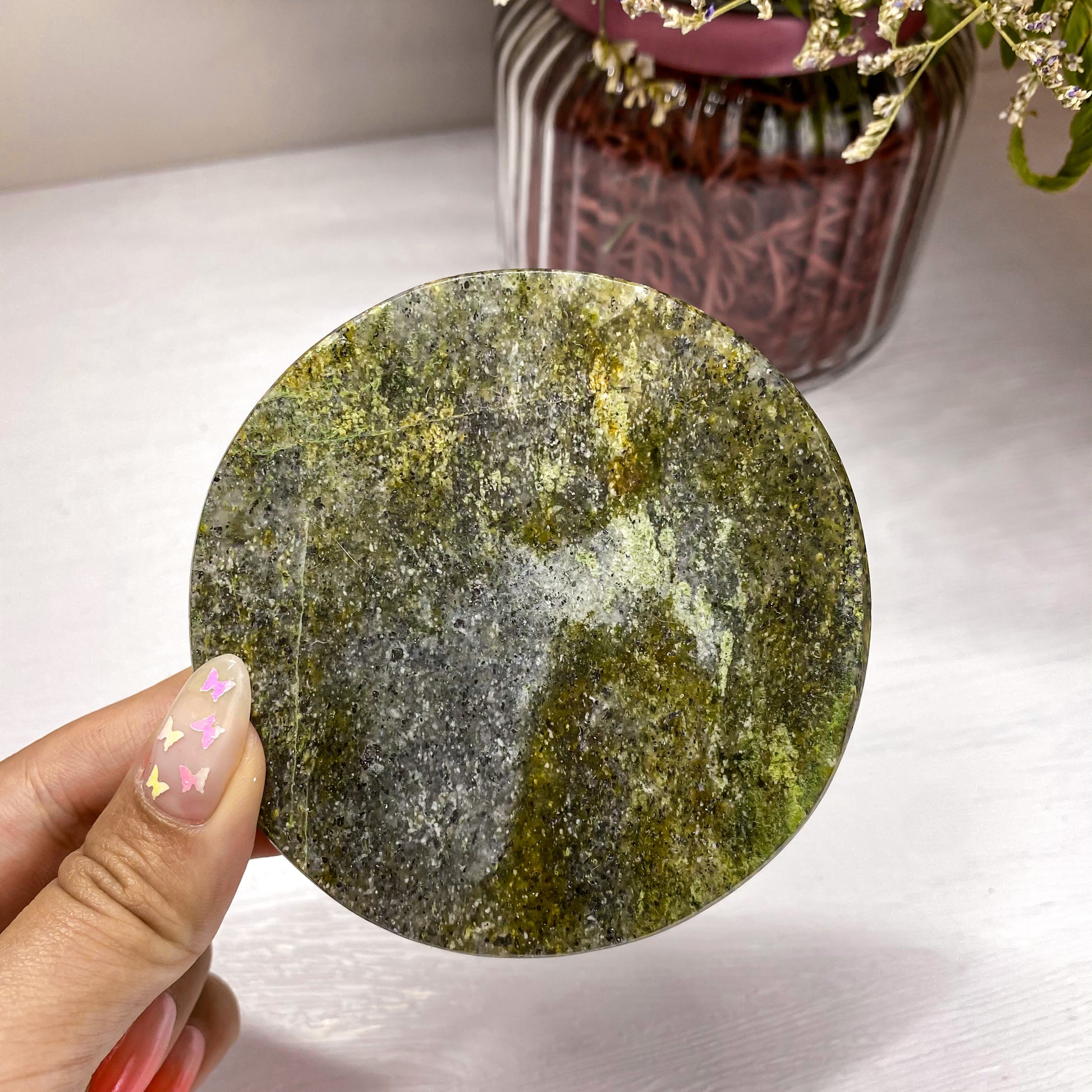 Black Sunstone Coaster
