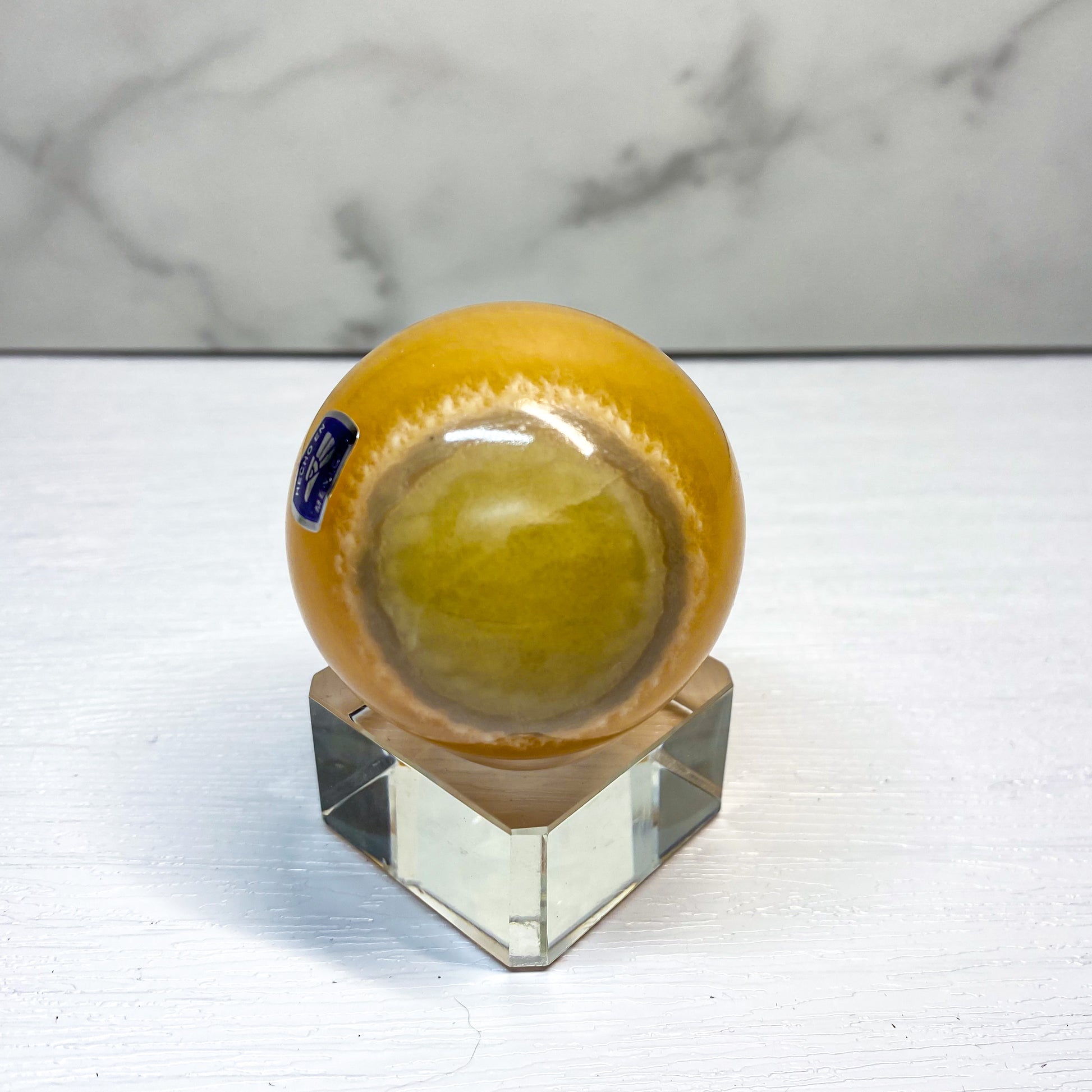 Orange Calcite Sphere A