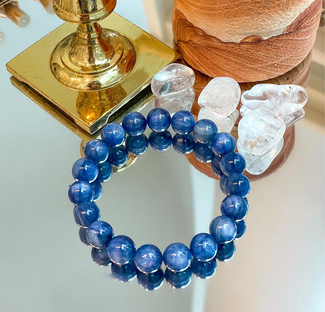 [Preorder] Blue Kyanite Bead Bracelet